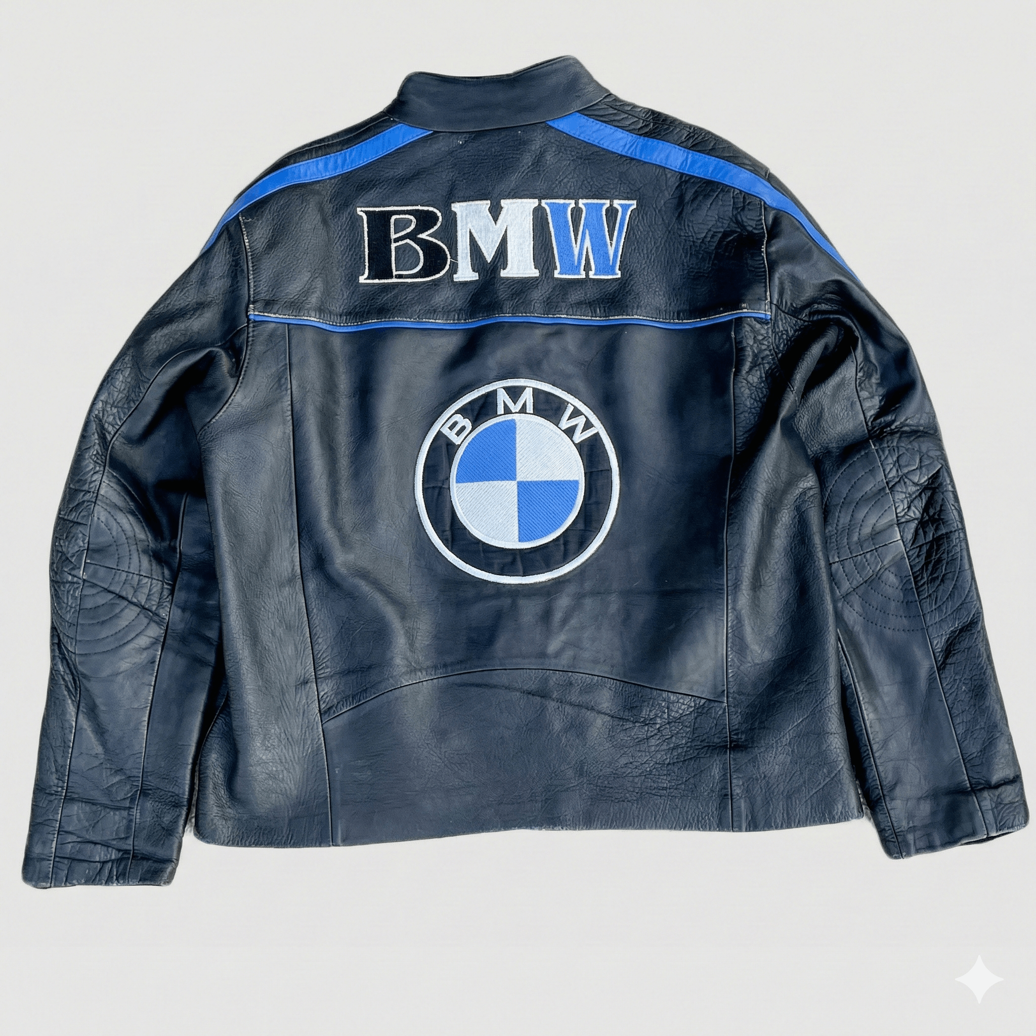 BMW Vintage BMW Leather Racing Jacket Biker Cafe Racer Motorrad Size M / US 6-8 / IT 42-44 - 3 Thumbnail