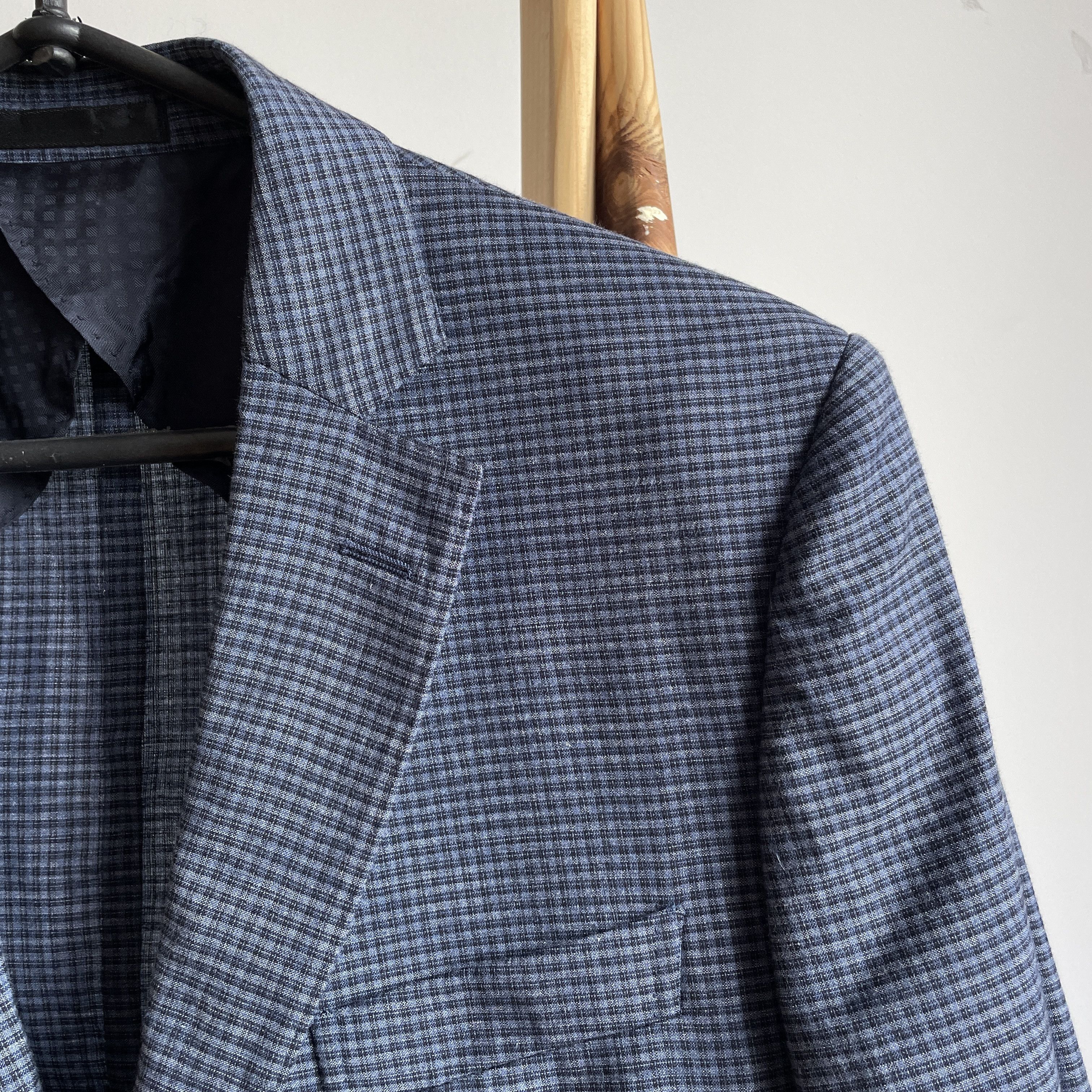 Pal Zileri Pal Zileri Lab Wool/Cotton Elbow Patches Unlined Blazer Size 40R - 5 Thumbnail