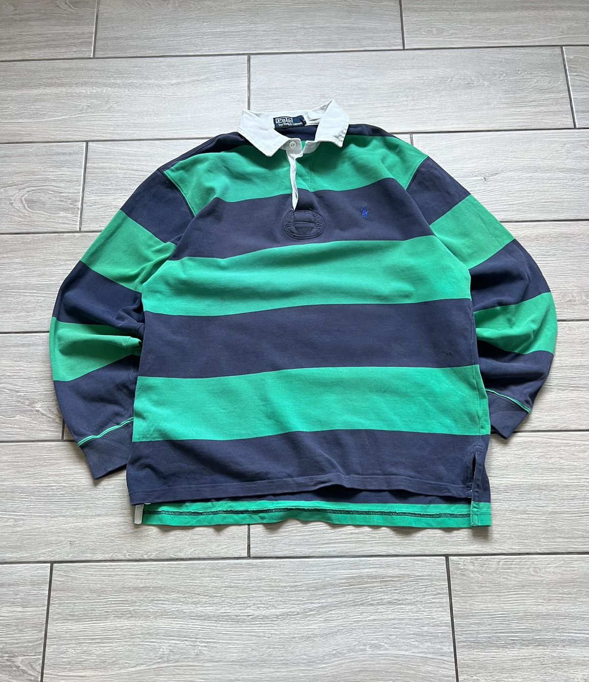 Polo Ralph Lauren Polo Ralph Lauren Vintage Regby Sweatshirt Hype Size US M / EU 48-50 / 2 - 2 Thumbnail