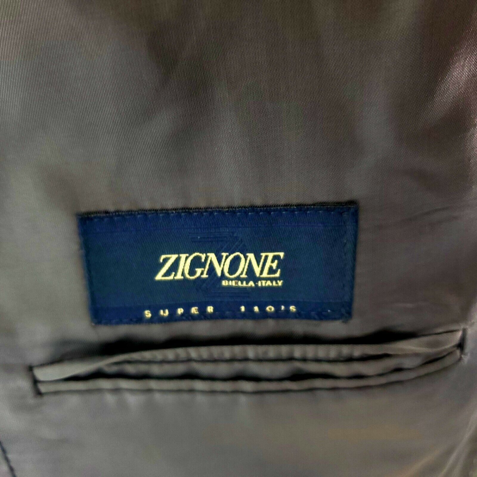 Joseph Abboud Joseph Abboud Zigone Wool 2 Button Blazer 42R Gray Sport Coa Size 42R - 9 Thumbnail