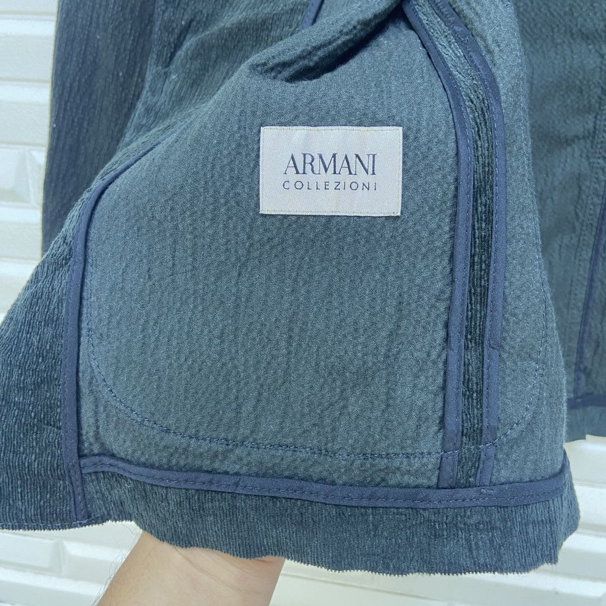 Armani Collezioni Made in Bulgaria Armani Collezioni Mandarin Collar Coat Size US XS / EU 42 / 0 - 15 Thumbnail