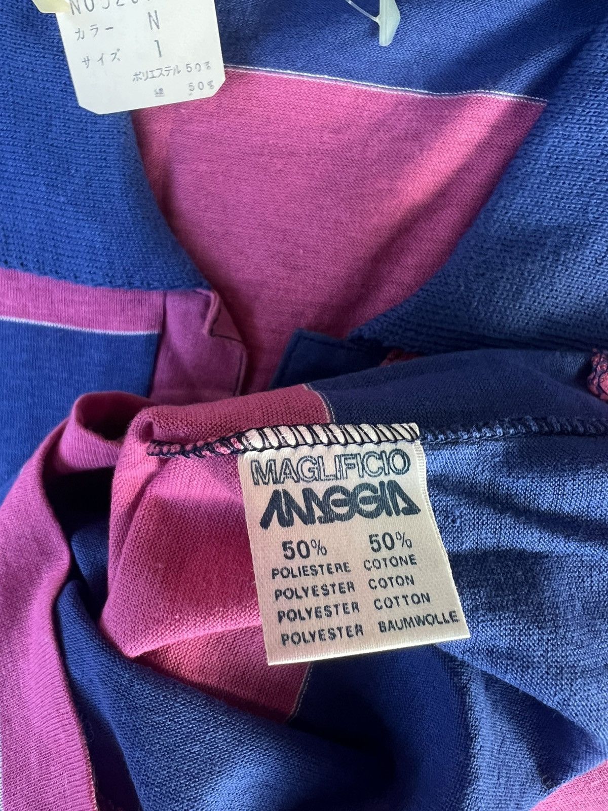 Vintage Super rare Vintage maglificio maggia dead stock poloshirt Size US S / EU 44-46 / 1 - 7 Thumbnail