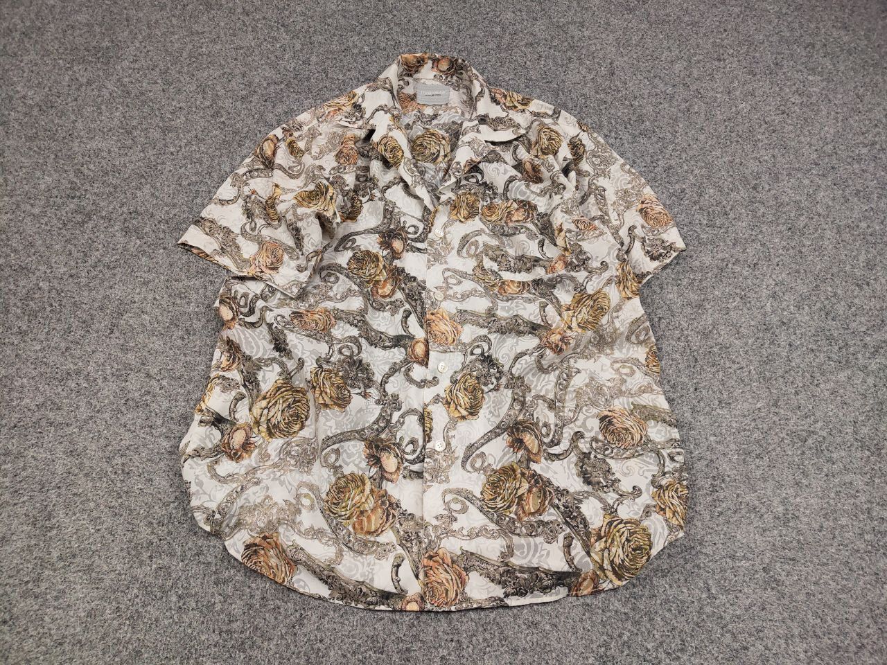 Japanese Brand Vintage 90's ElVencedor Uomo Japan Light Prin Flowers Shirt Size US L / EU 52-54 / 3 - 2 Thumbnail