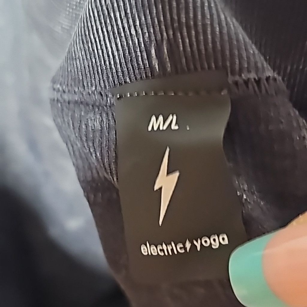 The Unbranded Brand Electric Yoga gray tummy control high rise legging M/L Size 27" / US 4 / IT 40 - 7 Thumbnail