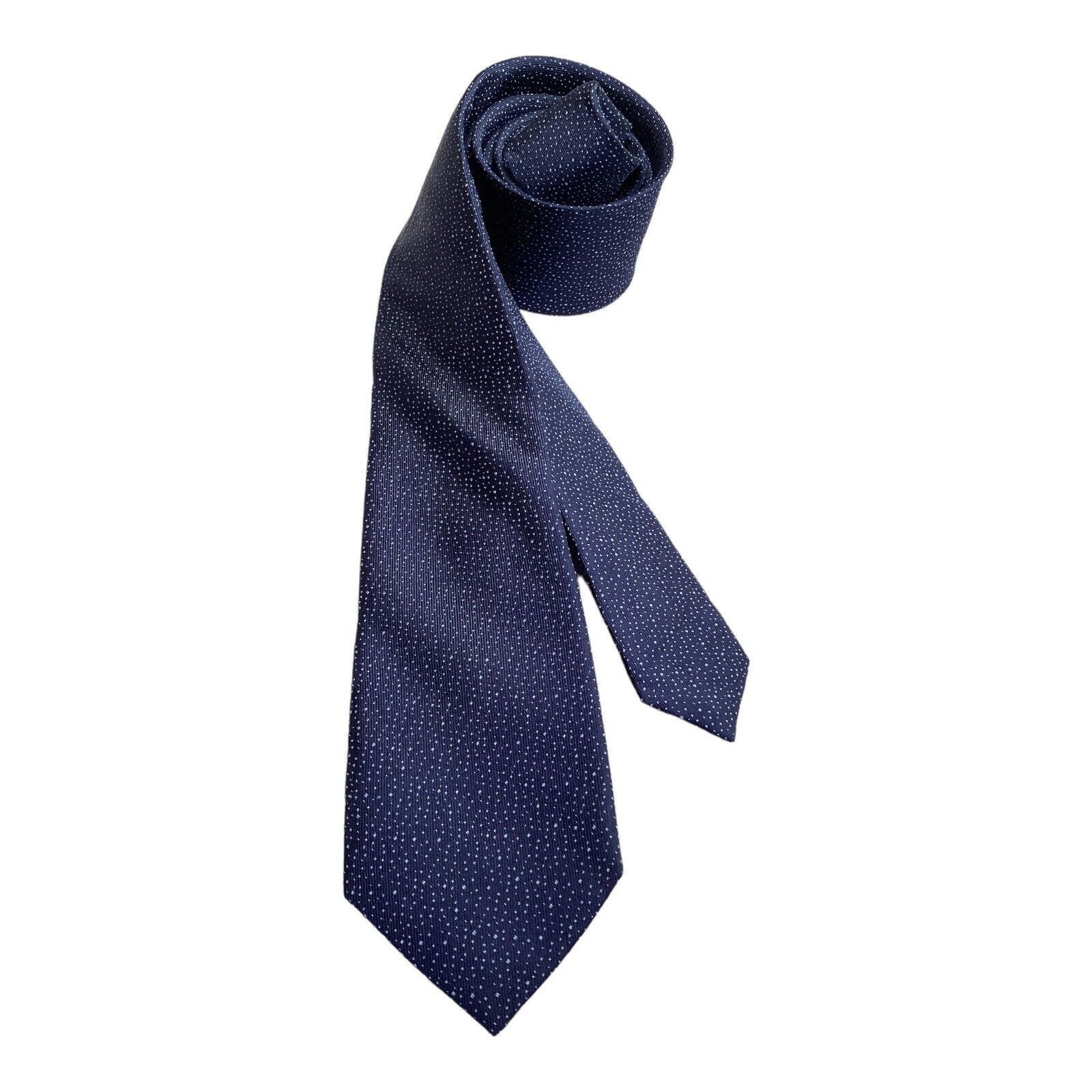 Charles Tyrwhitt CHARLES TYRWHITT Blue Geometric Luxury Silk Tie W: 2.75" EX Size ONE SIZE - 1 Thumbnail