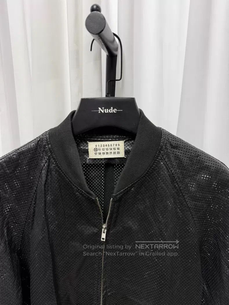 Maison Margiela Maison Margiela Laser Perforated Leather Jacket Size US M / EU 48-50 / 2 - 3 Thumbnail