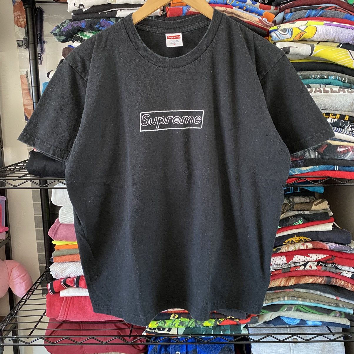 Supreme Supreme Bandana Box Logo Tee Black | Grailed