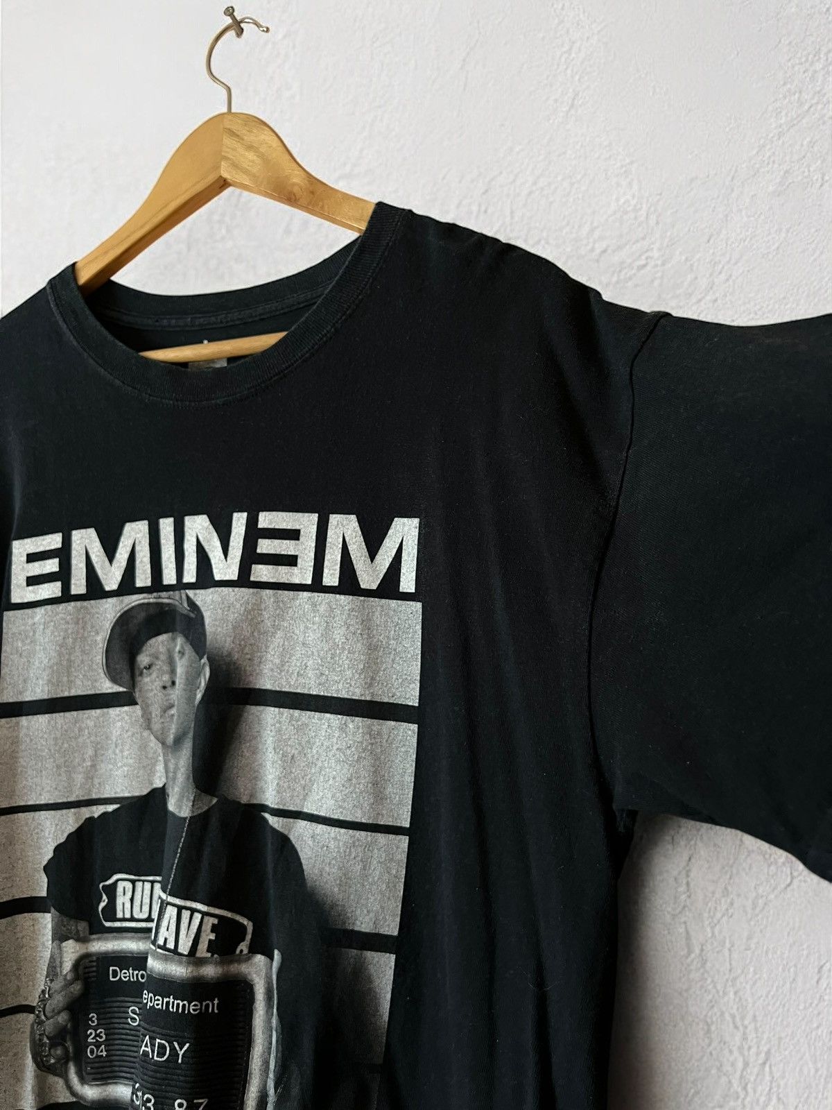Band Tees × Eminem × Vintage EMINEM POLICE DEPARTMENT 2013 SLIM SHADY RAP VINTAGE TEE Y2k Size US L / EU 52-54 / 3 - 3 Thumbnail