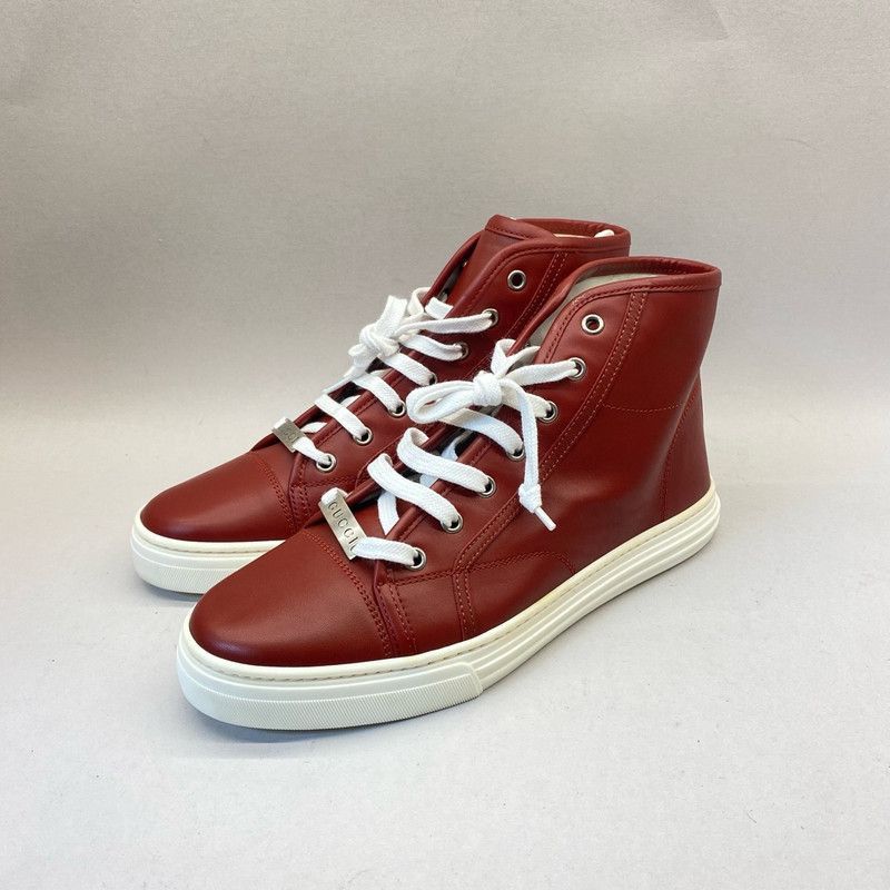 Gucci Gucci High-Top Sneakers in Red - Size US 7.5 / EU 40-41 - 1 Thumbnail