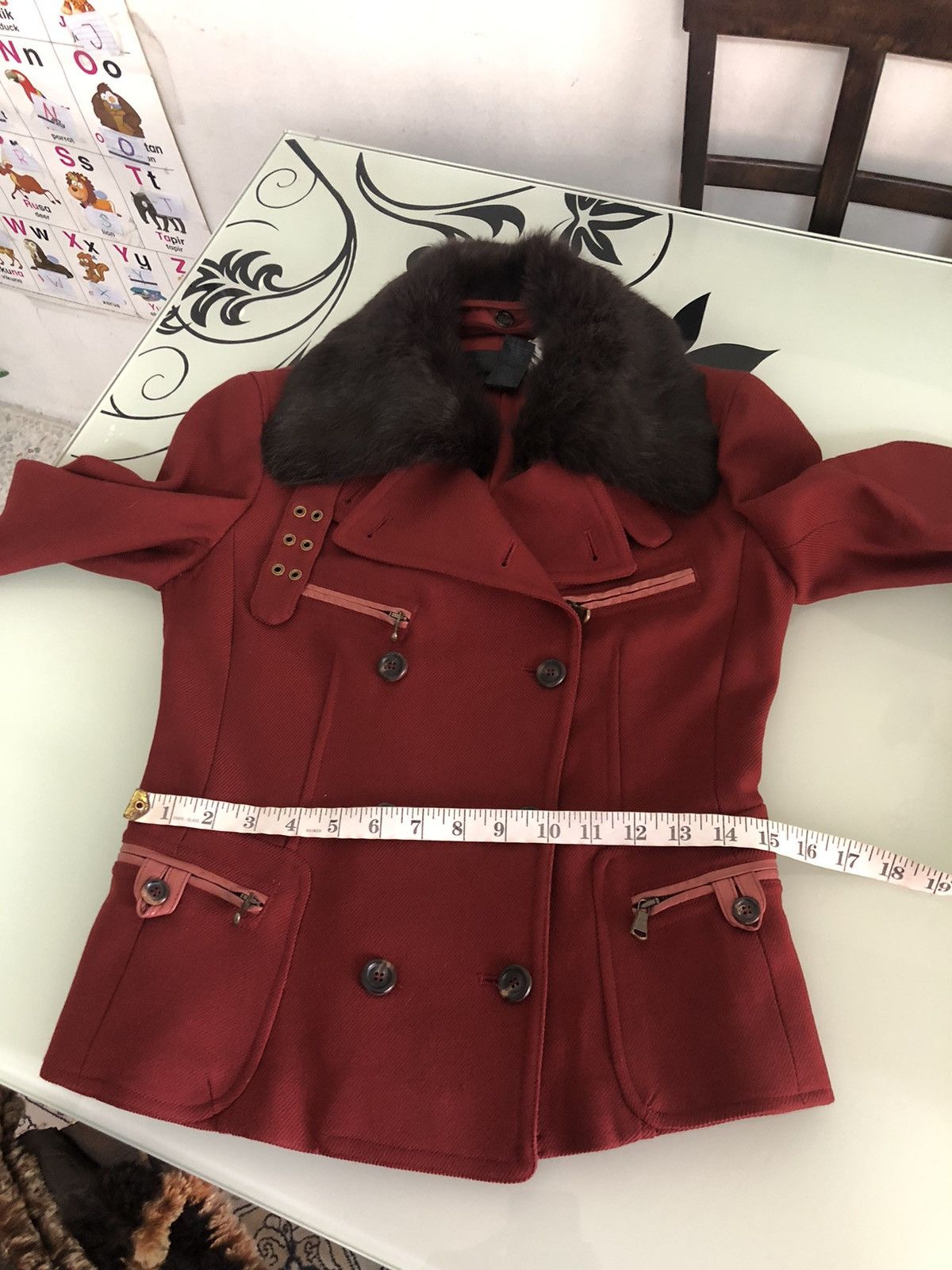 Donna Karan Rare❗️Donna Karan New York Jacket With Fur Size S / US 4 / IT 40 - 22 Thumbnail