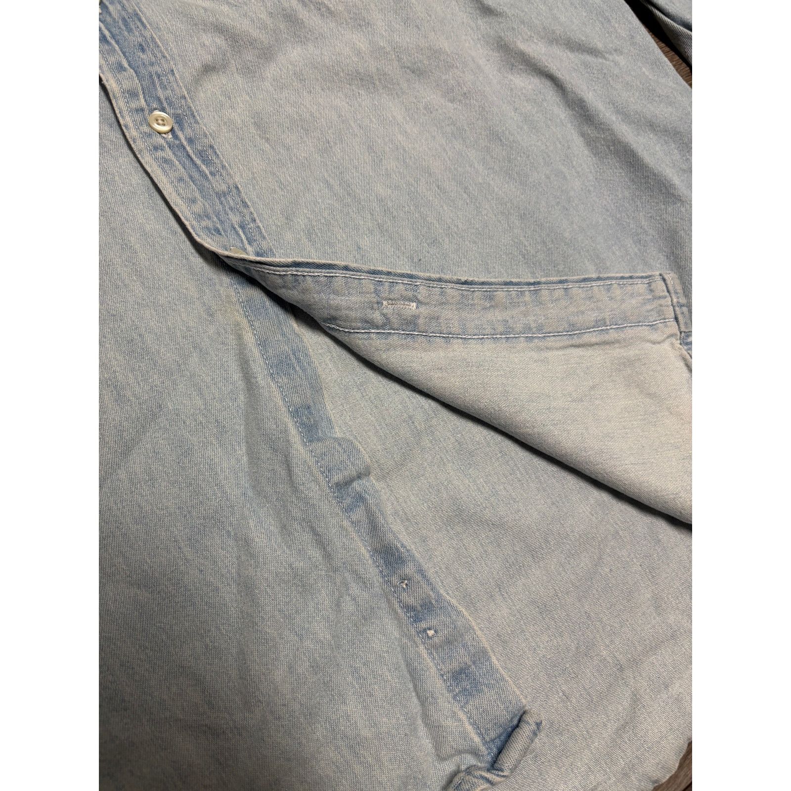 Gap × Vintage Vintage Gap Denim Blue Button Shirt Sz M Size US M / EU 48-50 / 2 - 3 Thumbnail