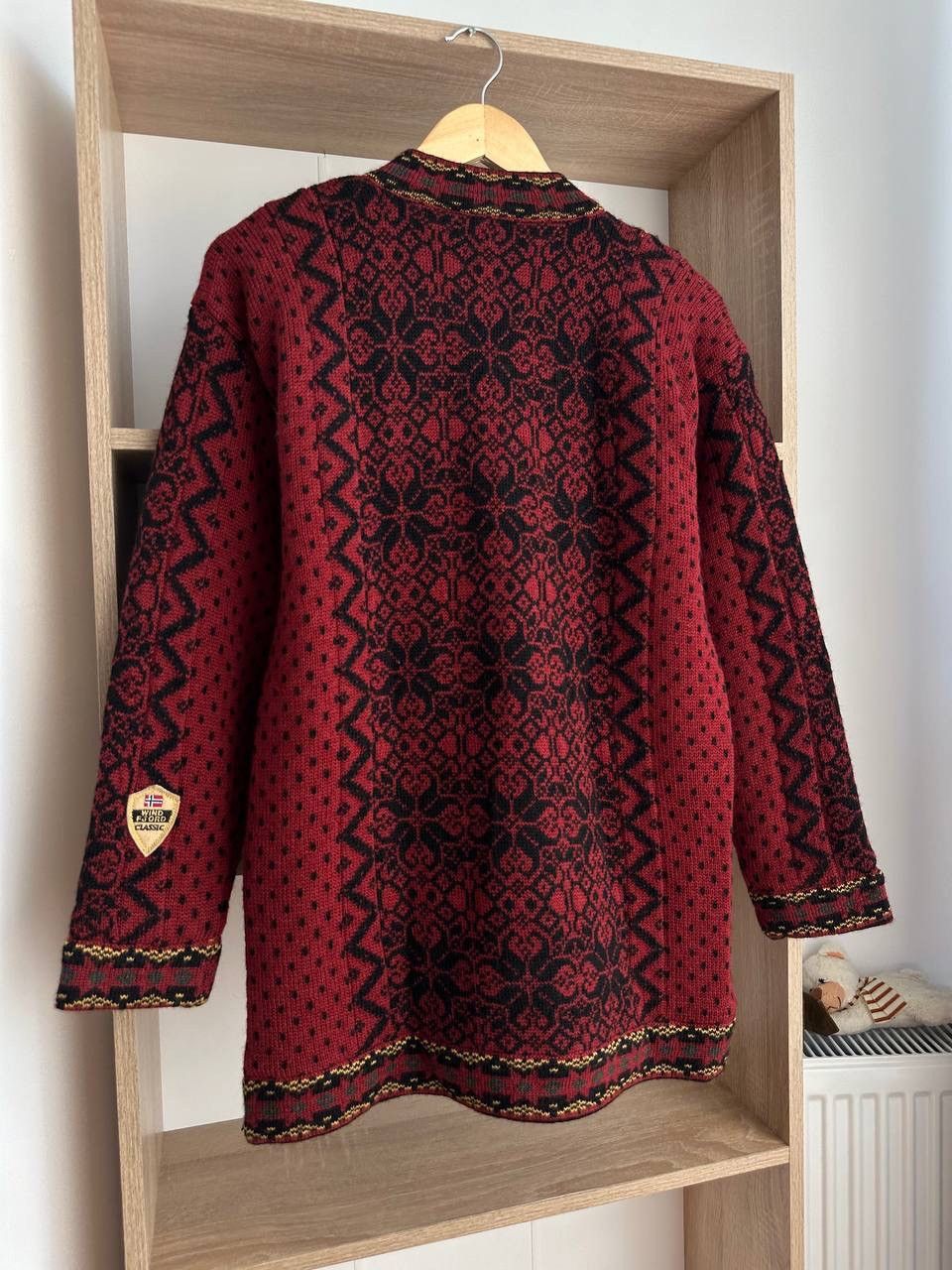 Japanese Brand × Vintage Vintage Windfjord of Norway Cardigan Red Sweater Size US M / EU 48-50 / 2 - 16 Thumbnail