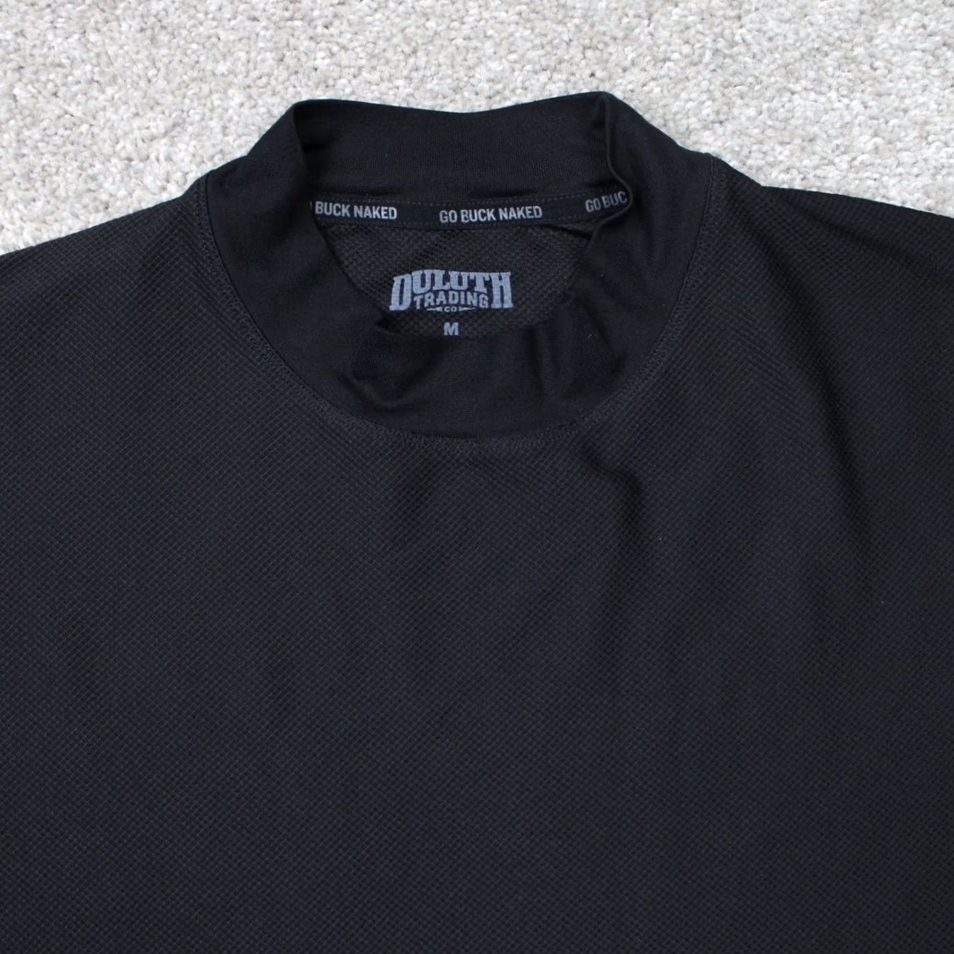 Vintage Duluth Mens Medium Black Buck Naked Performance Base Layer L/S Shirt Hustler Athletic M Size US M / EU 48-50 / 2 - 5 Thumbnail