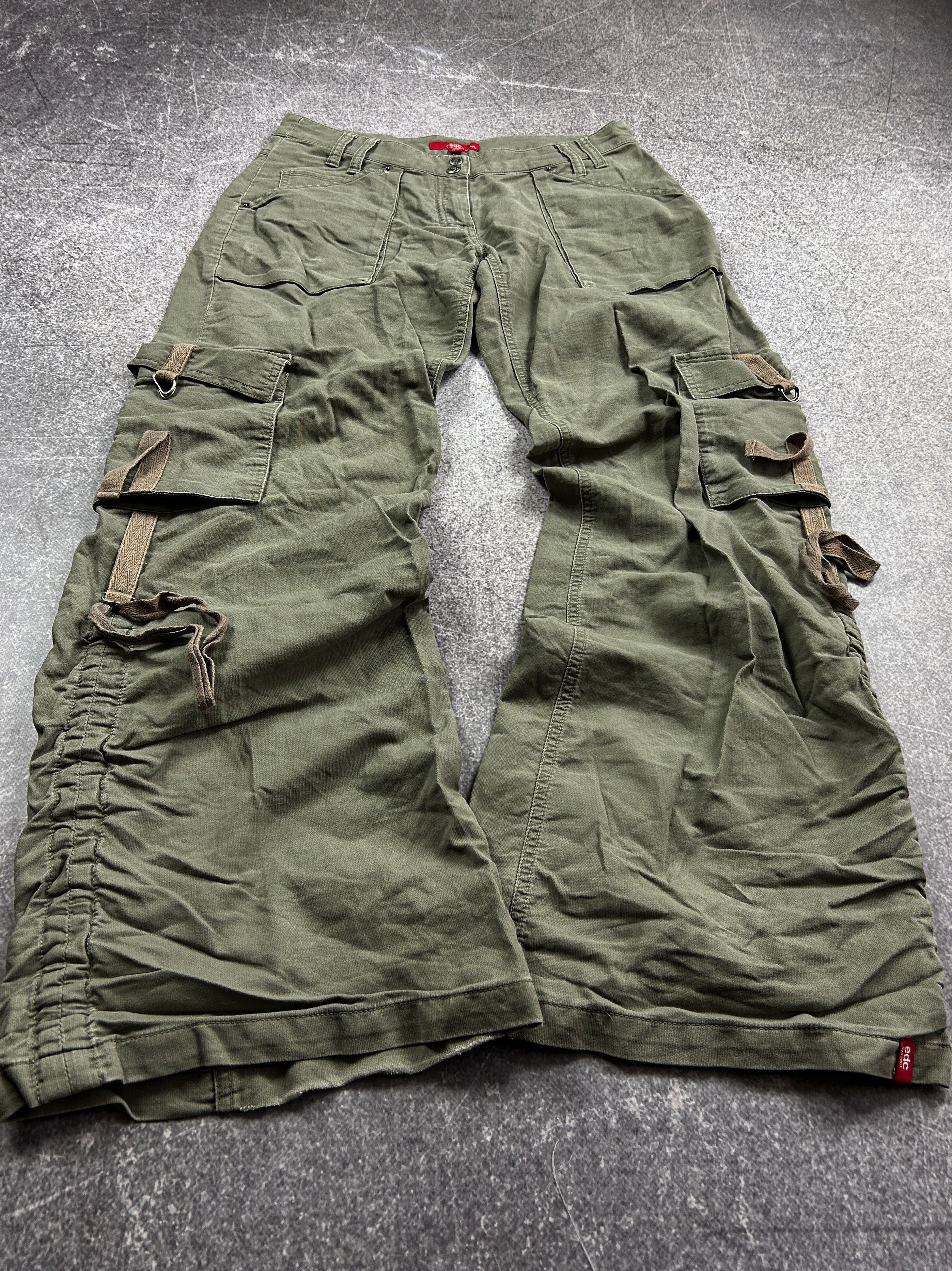 Other Vintage Junya Watanabe Travis Scott Style Cargo Jeans 90s Size US 30 / EU 46 - 1 Thumbnail