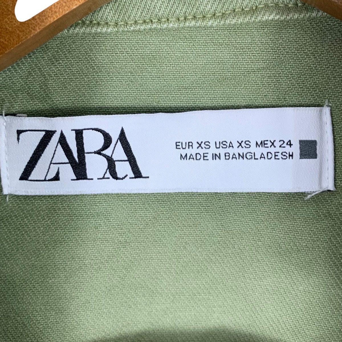 Zara ZARA Casualwear Designer Fully Button Trucker Jeans Jacket Size XS / US 0-2 / IT 36-38 - 6 Thumbnail
