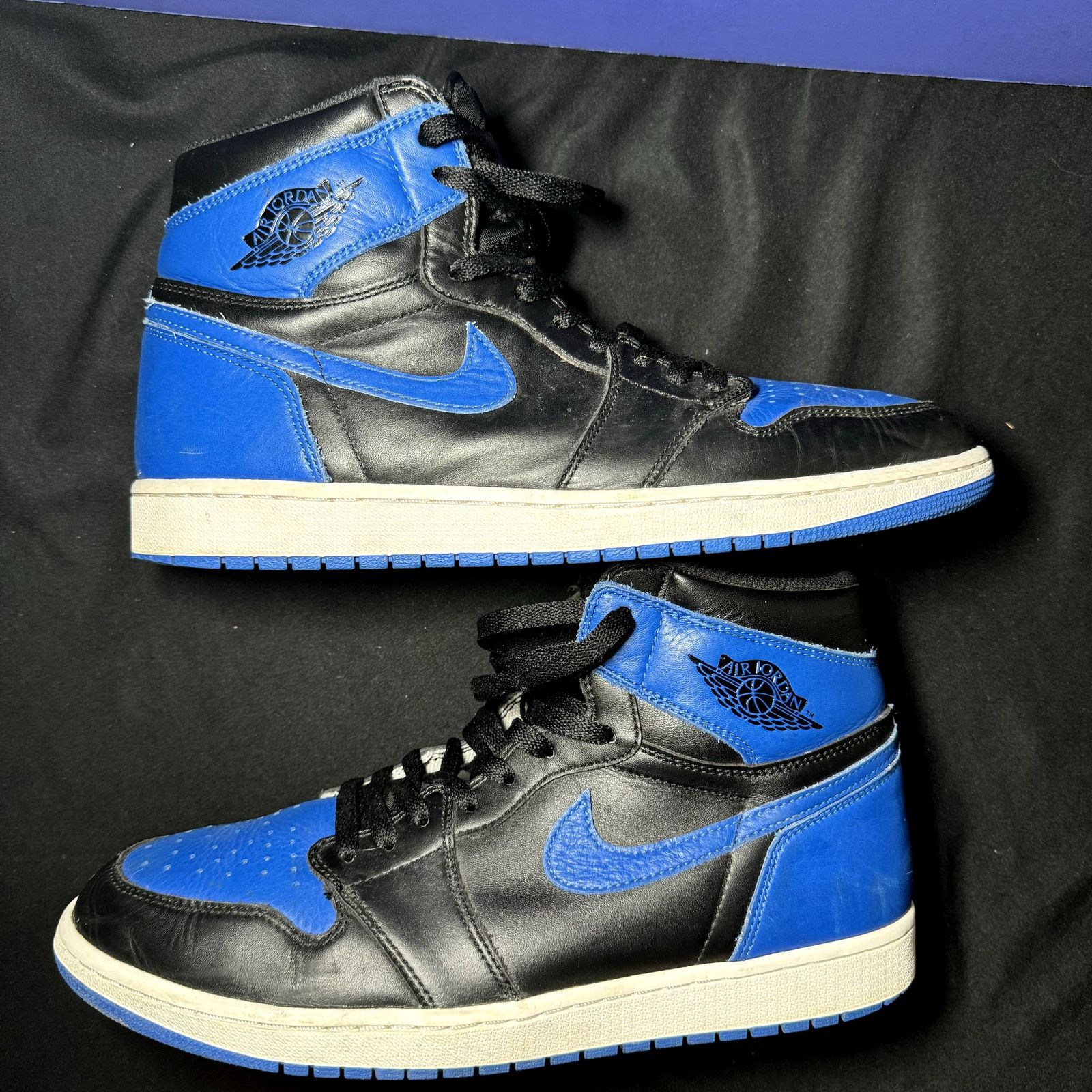 Jordan Brand × Nike Size 13 - Air Jordan 1 Retro High OG Royal 2017 Men's Shoes Size US 13 / EU 46 - 3 Thumbnail