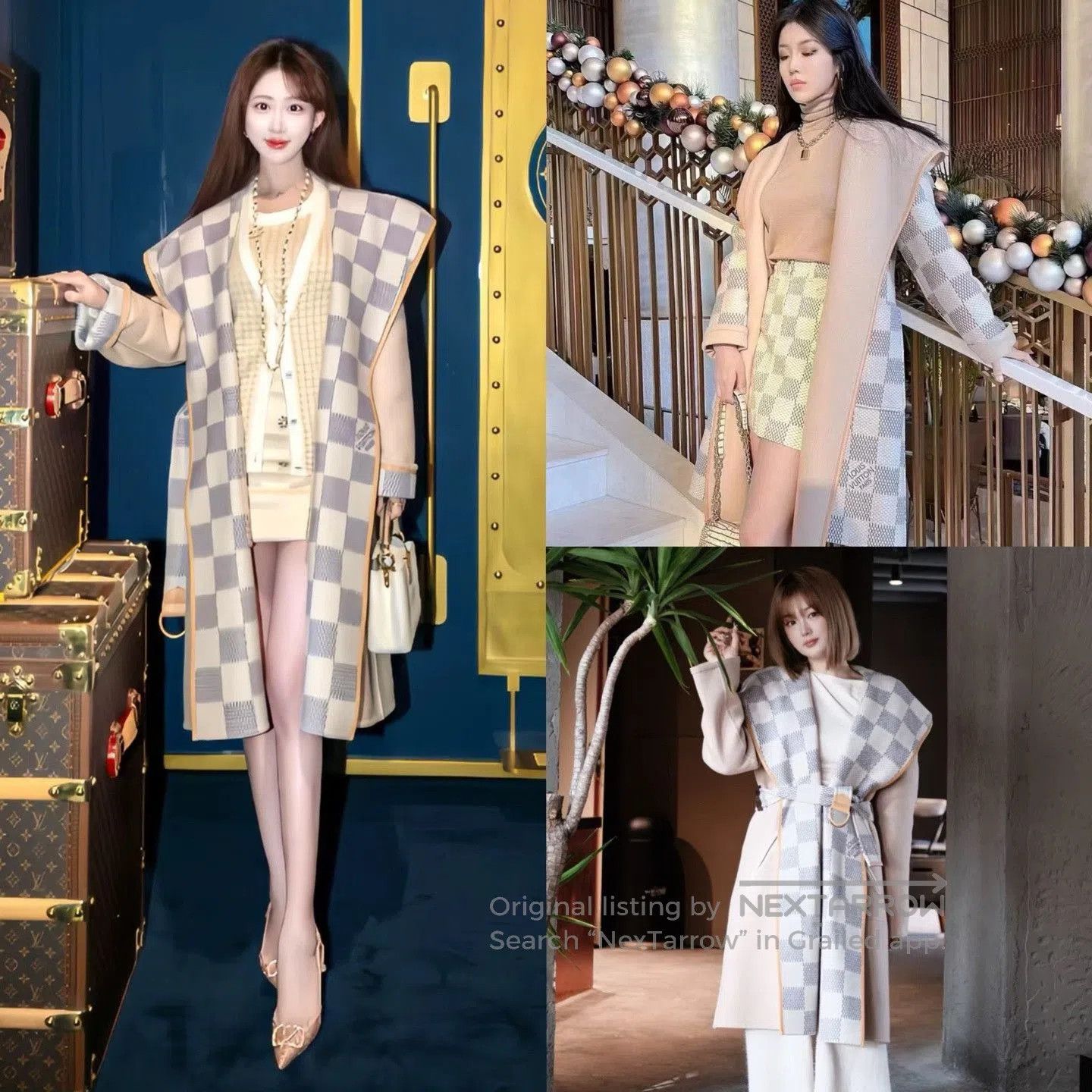 Louis Vuitton Lv Beige Long Coat with Belt. Size US XXS / EU 40 - 6 Thumbnail