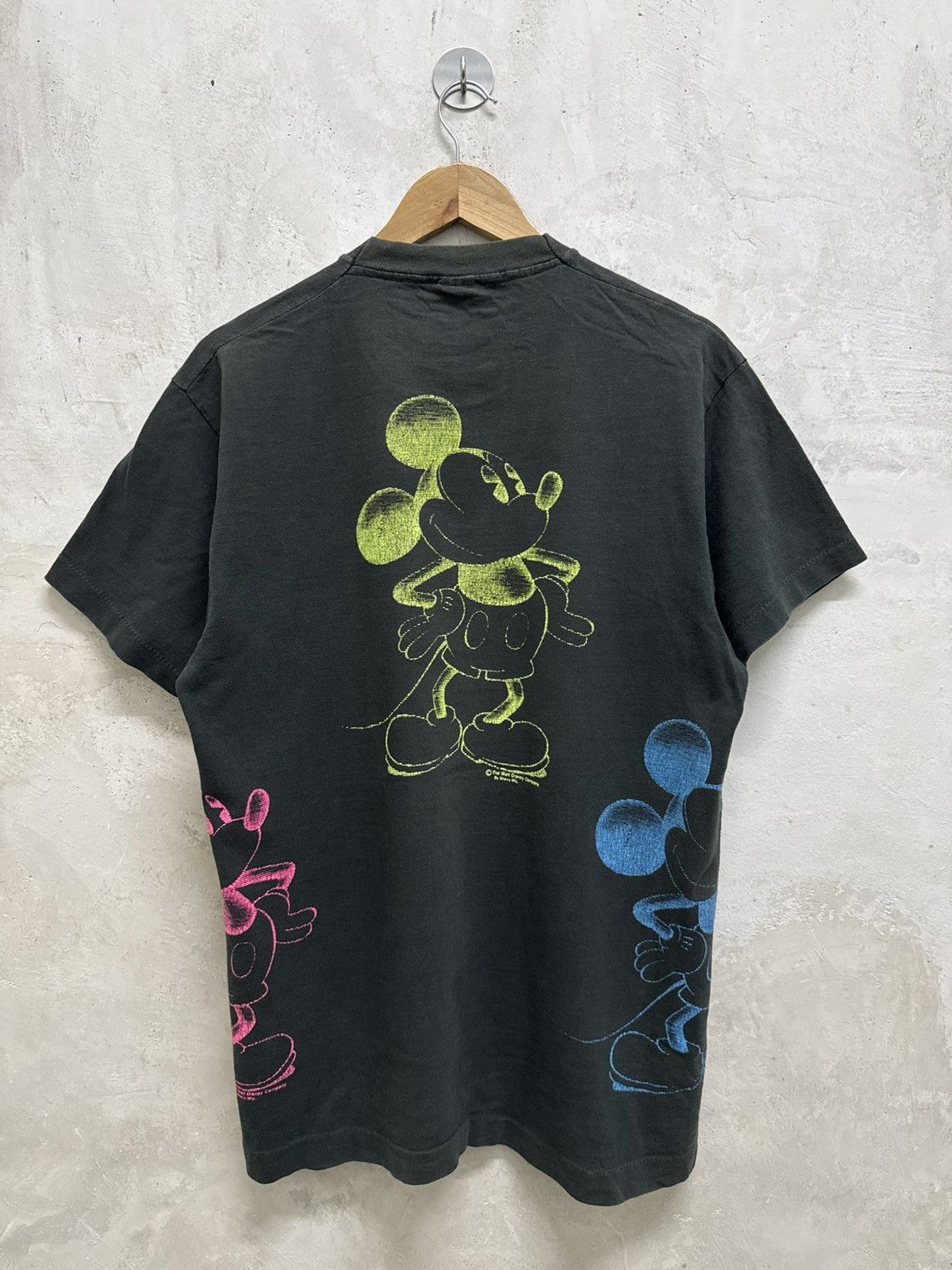 Disney Vintage 90s Walt Disney Mickey Mouse Rare AOP Tee Size US L / EU 52-54 / 3 - 2 Thumbnail