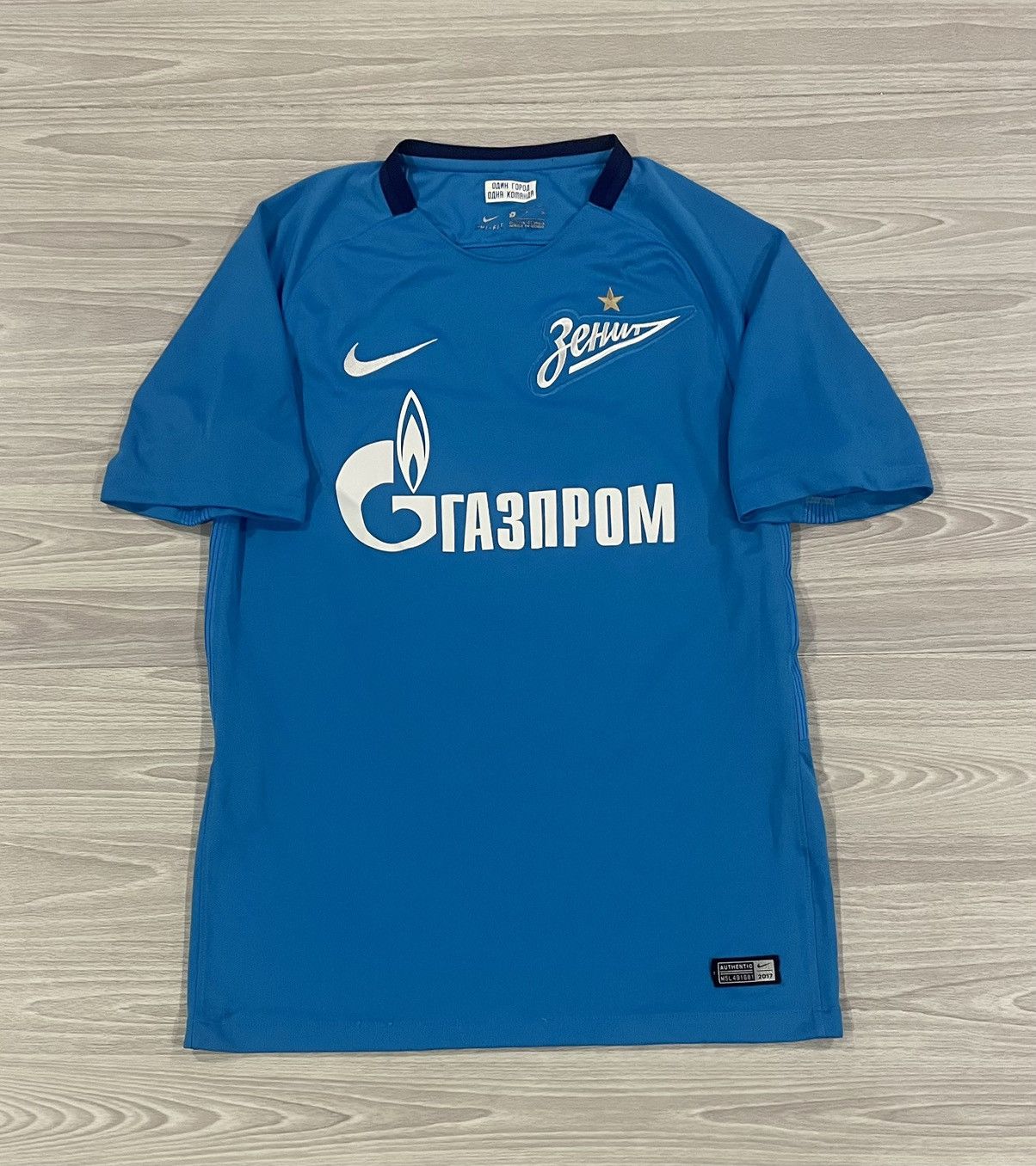 Nike Nike 2017 Authentic Zenit St Petersburg Jersey Men’s Small Size US S / EU 44-46 / 1 - 1 Thumbnail