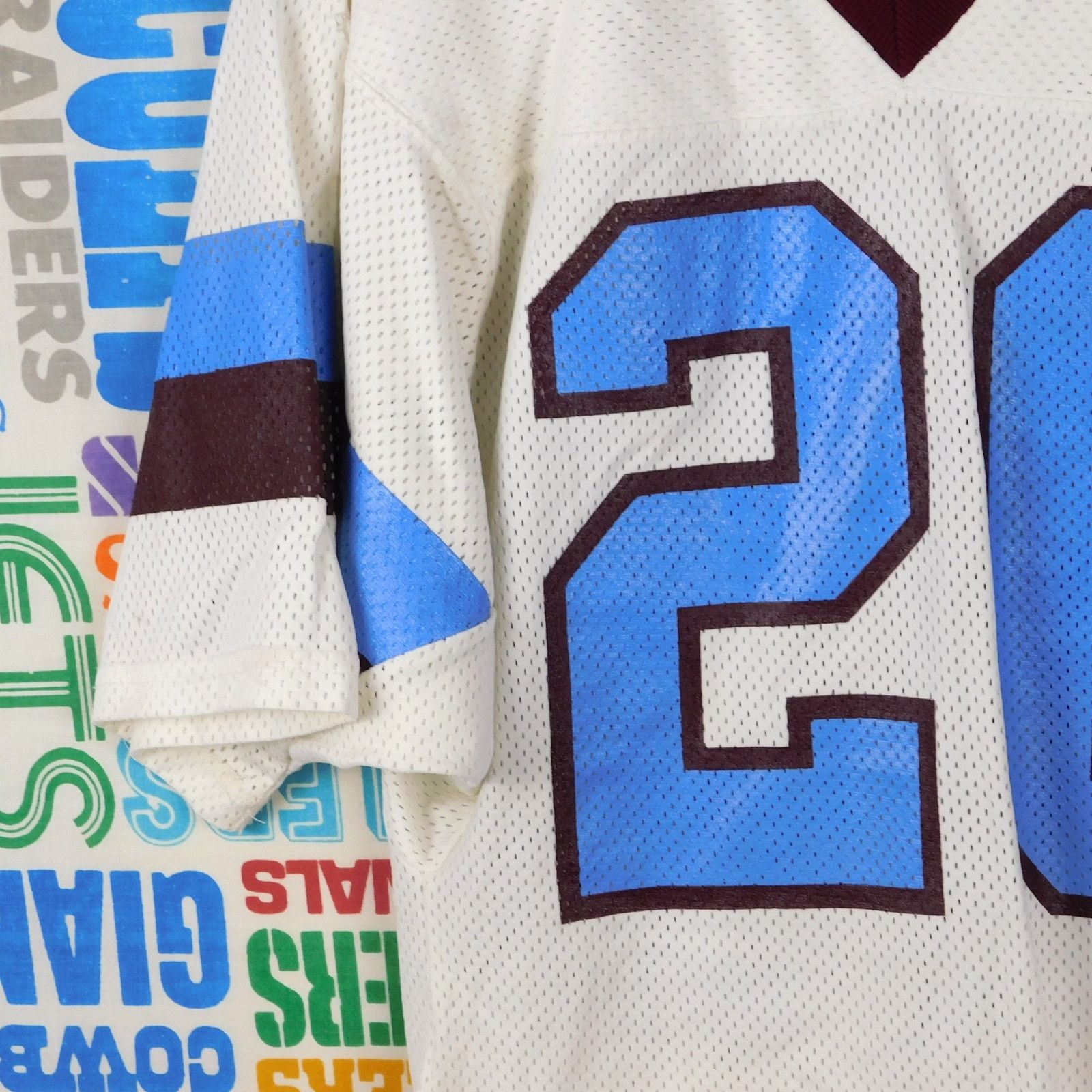 Russell Athletic 90s Russell Athletic Football Jersey Size S White Mesh #20 Size US S / EU 44-46 / 1 - 4 Thumbnail