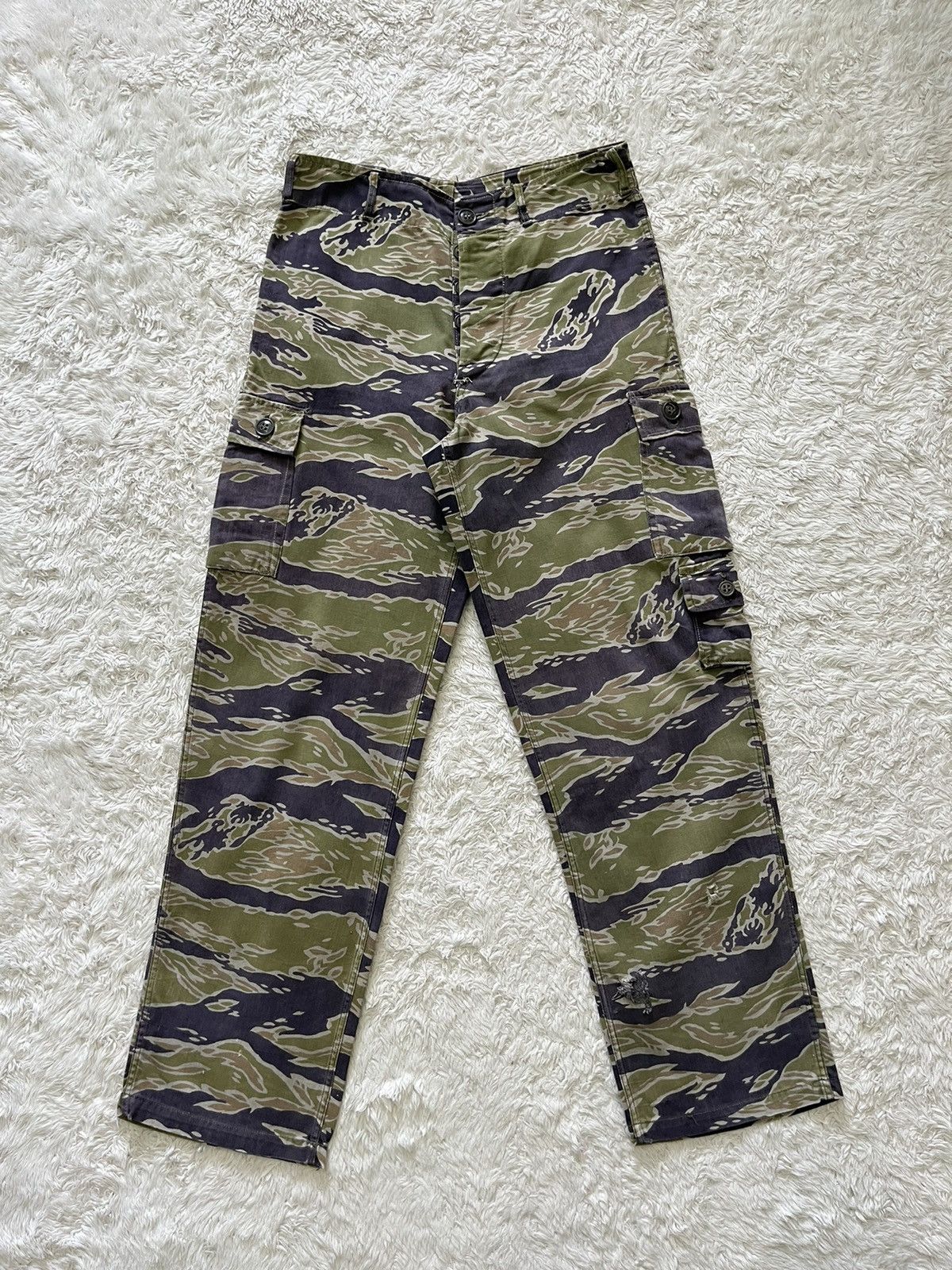 true vintage arvn vietnam war us army tiger stripe pants