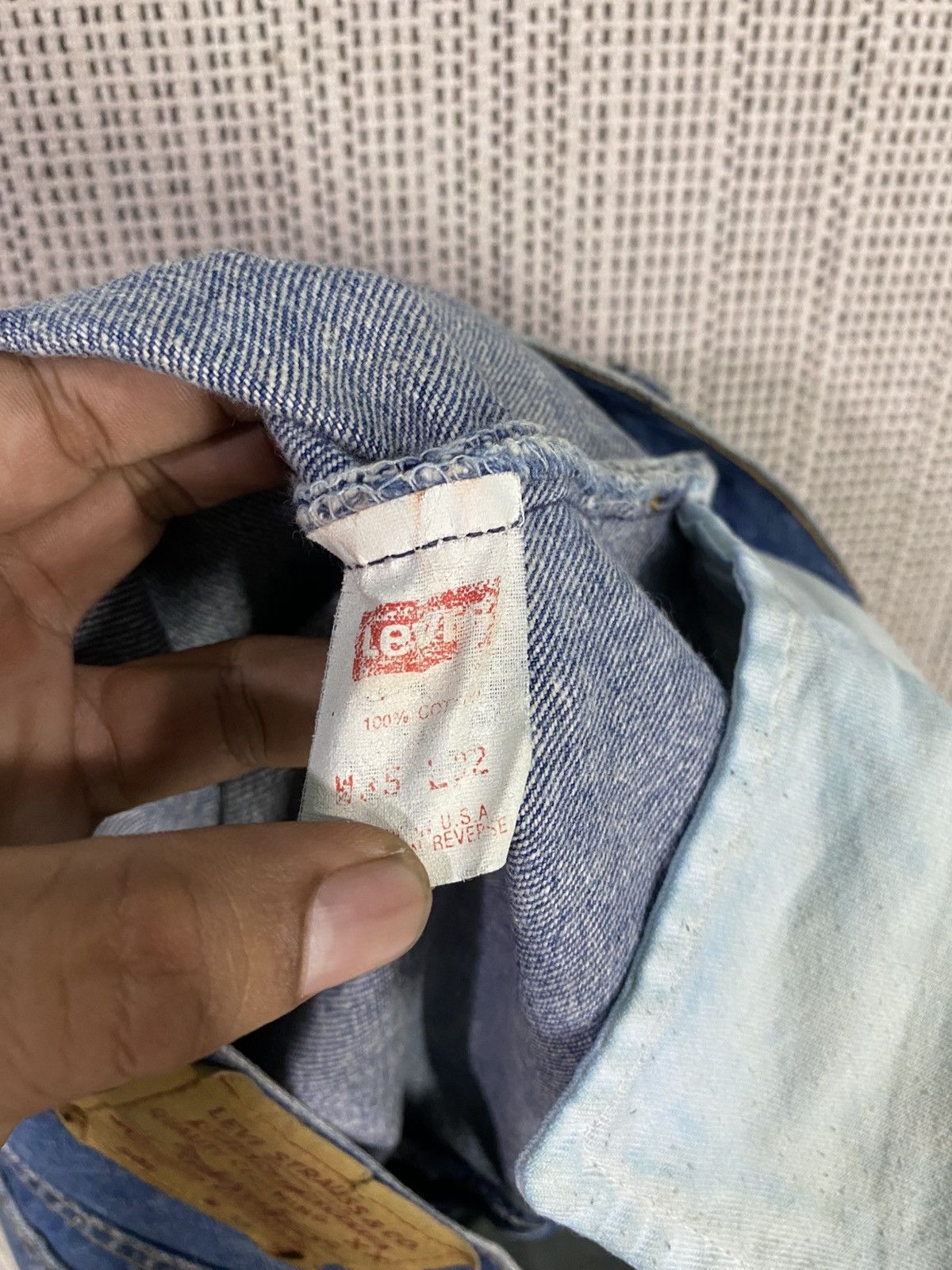 Levi's Vintage 80s levis 501 denim W35 L32 Size US 35 - 10 Thumbnail