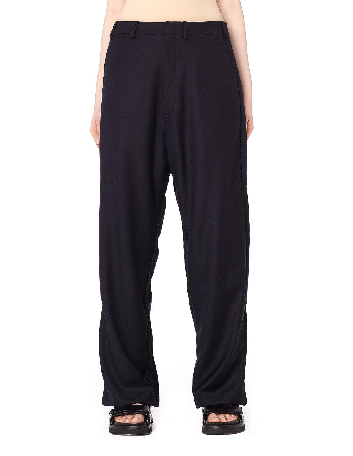 image of Vetements 2017 Brioni Collab Wool Trouser in Navy, Men's (Size 30)
