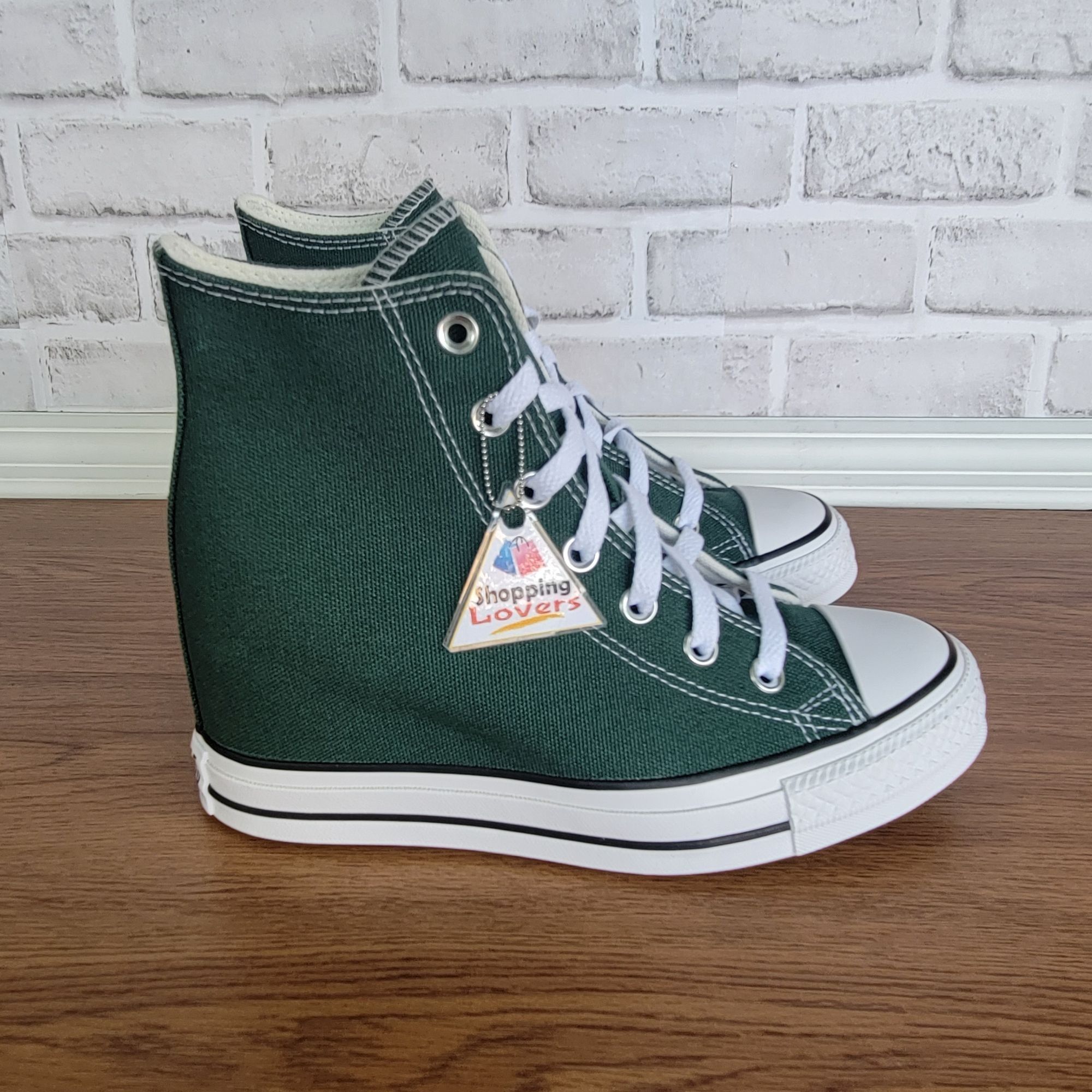 Converse ⭐Rare Converse Chuck Taylor Wedge Platform Hi Sz 10 Womens Size US 10 / IT 40 - 10 Thumbnail