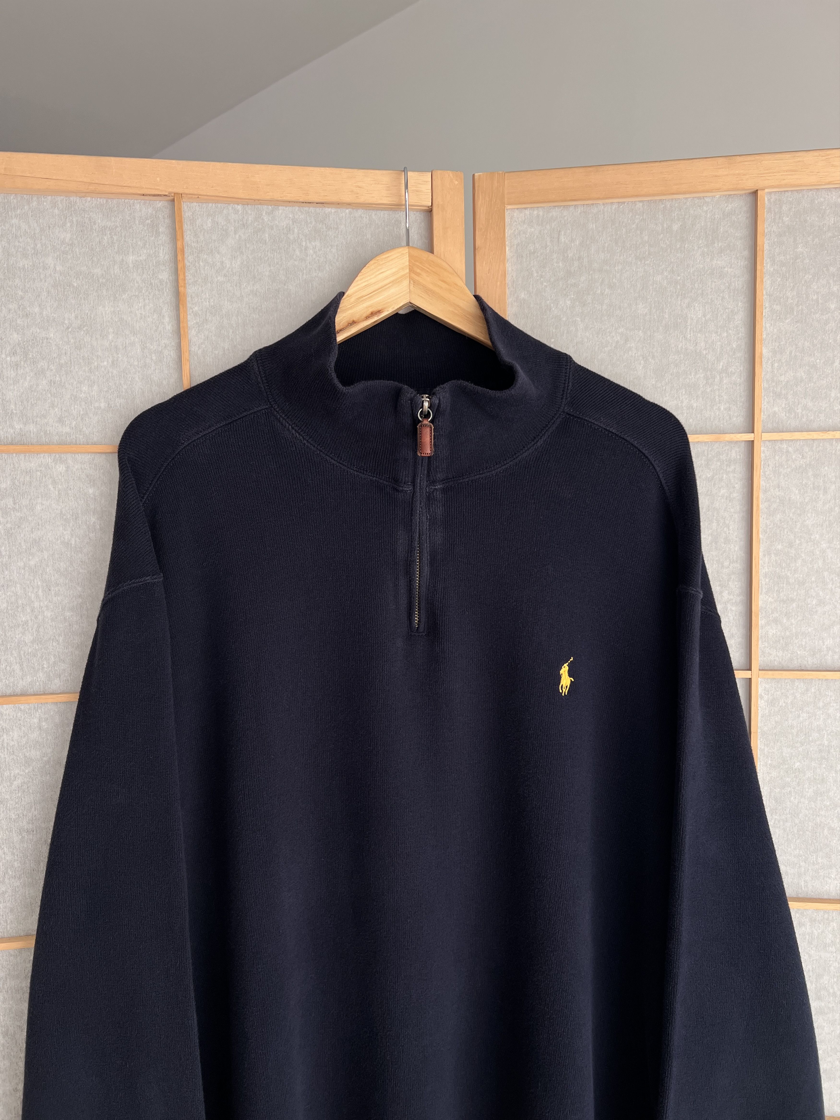 Polo Ralph Lauren PRL half zip sweatshirt old money vintage sweater 2000s rare Size US XXL / EU 58 / 5 - 19 Thumbnail