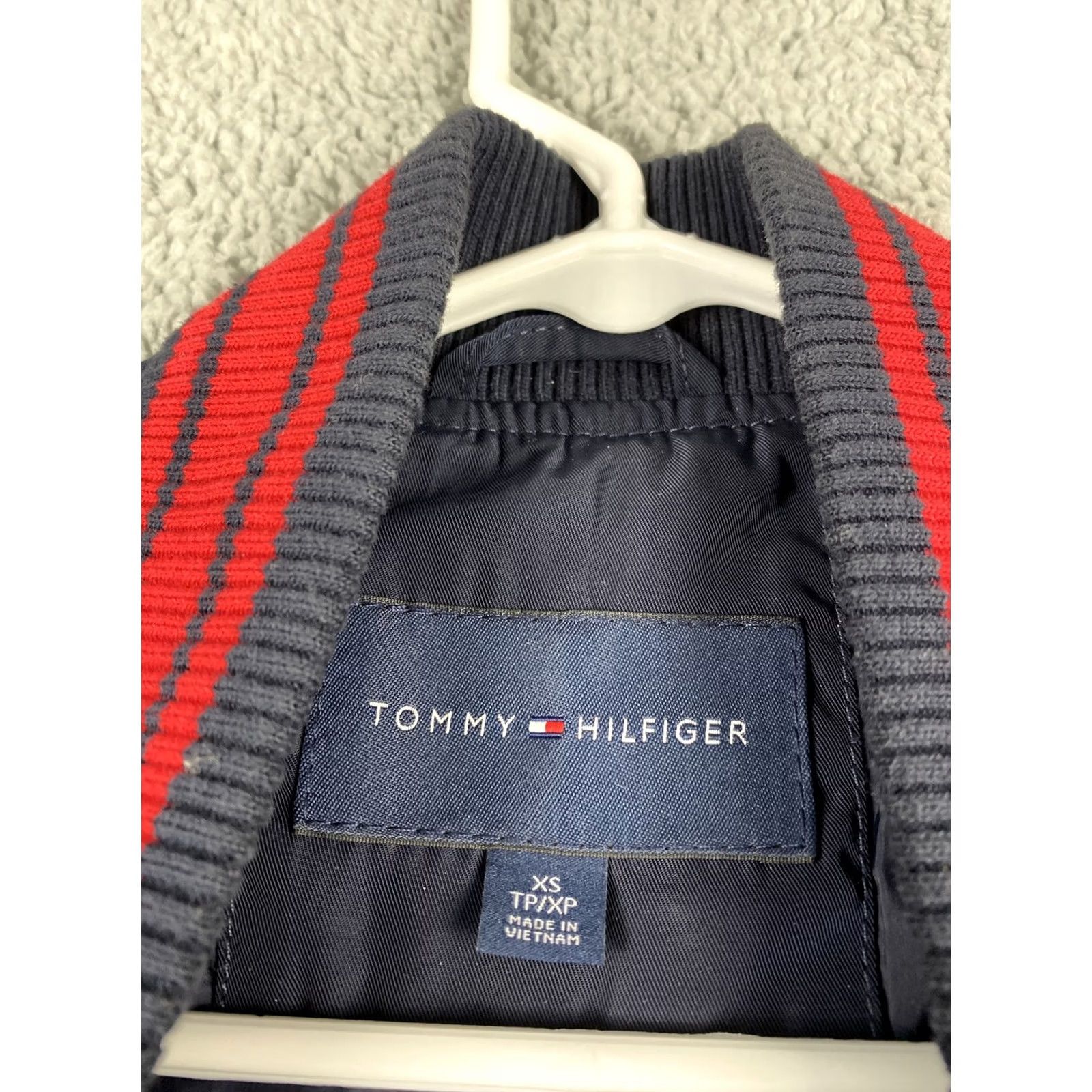 Tommy Hilfiger Tommy Hilfiger Jacket Mens XS Navy Full Zip Bomber Logo Outdoor All Seasons Casual Shoes? Size US XS / EU 42 / 0 - 3 Thumbnail