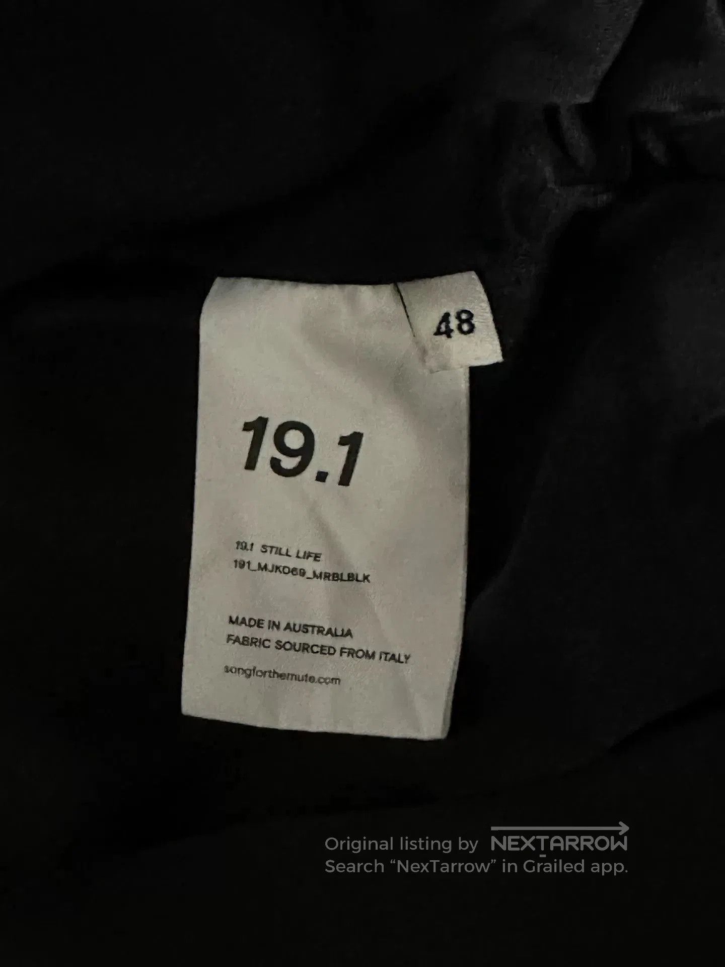 Song For The Mute SFTM 19.1 Marble Bomber Jacket. Size US M / EU 48-50 / 2 - 4 Thumbnail