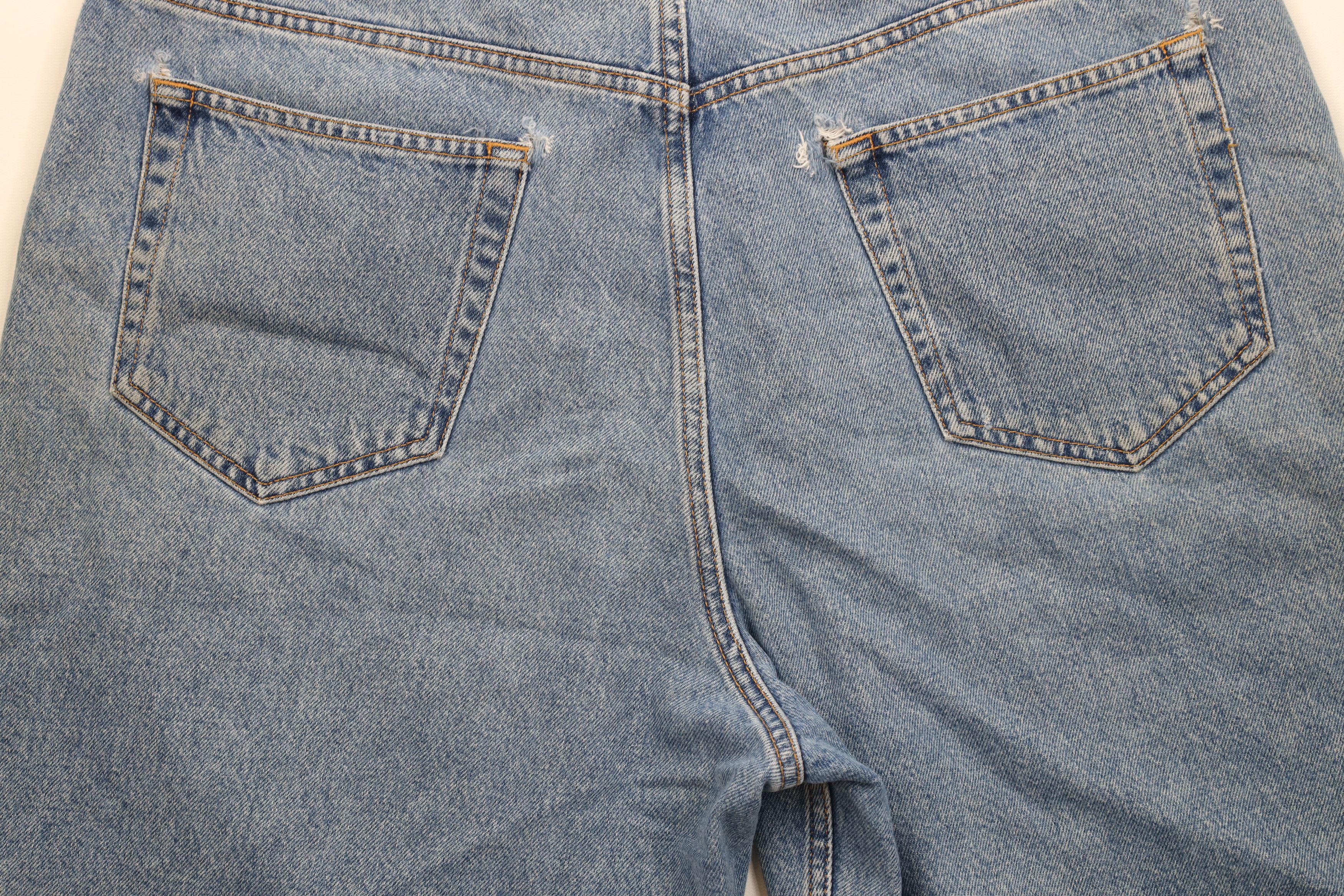 Calvin Klein × Vintage Vintage 90s Calvin Klein Relaxed Fit Denim Jean Shorts Jorts Size US 38 / EU 54 - 12 Thumbnail