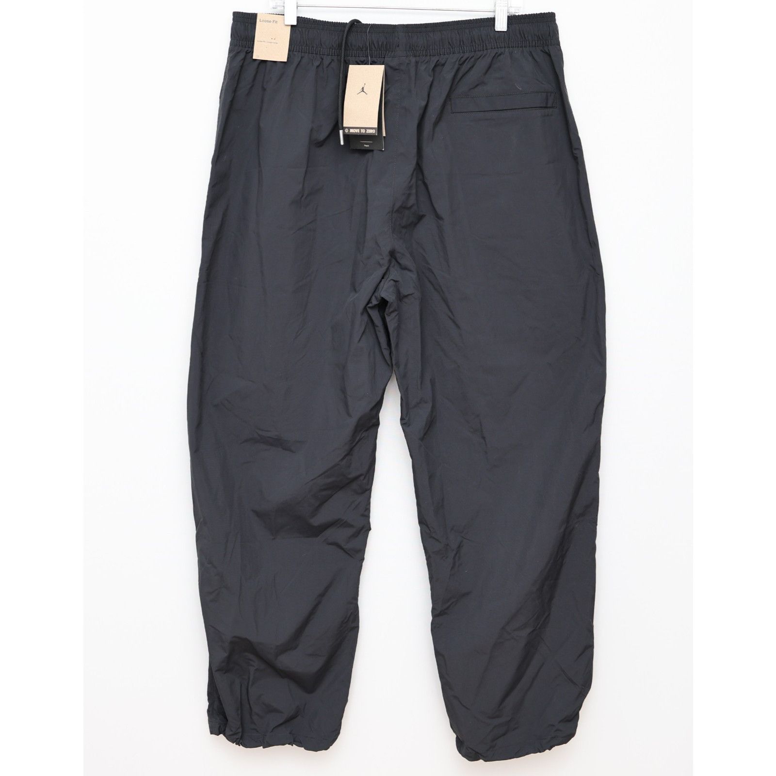 Nike NIKE Jordan Essential Black Woven Pants FV7306 010 Sz L $90 Size US 36 / EU 52 - 3 Thumbnail