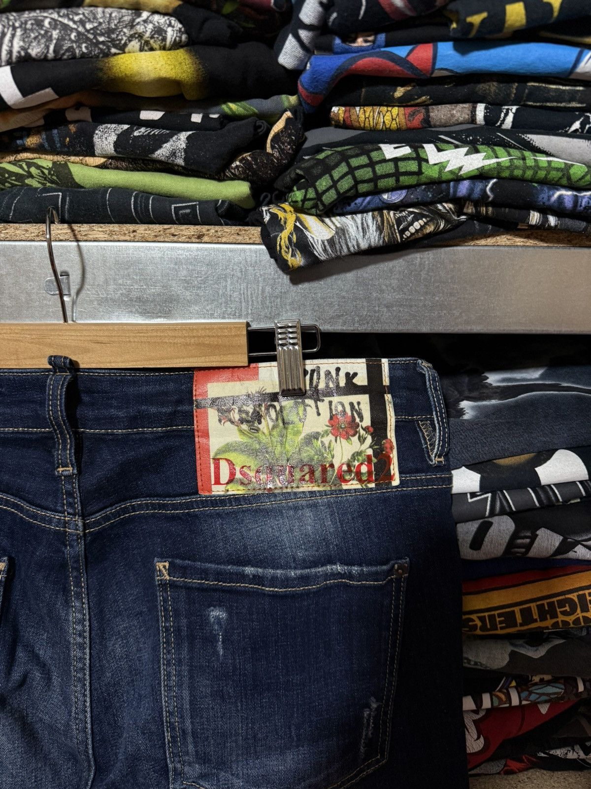 Dsquared2 Rare Luxury Dsquared2 Distressed Denim Navy Jeans Size 54 Size US 38 / EU 54 - 11 Thumbnail