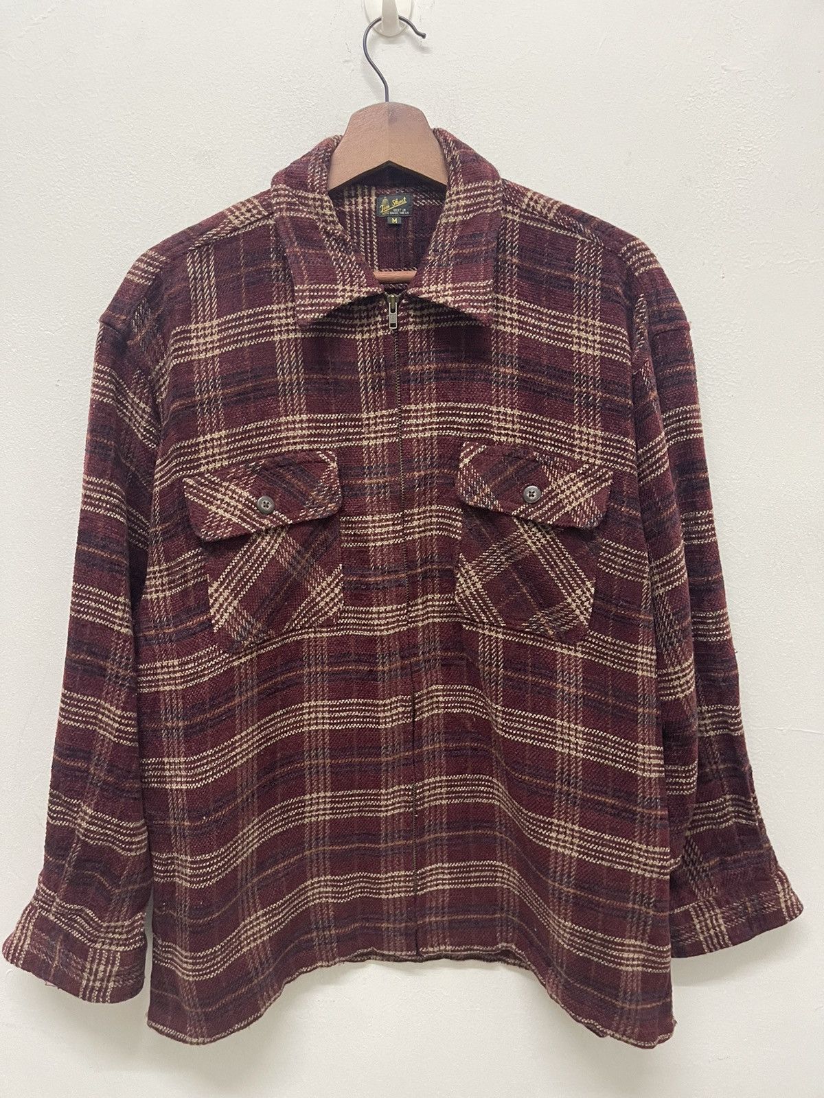 Flannel × Japanese Brand × Vintage Japanese Designer Hybrid Shirt JUNMEN Size US M / EU 48-50 / 2 - 2 Thumbnail