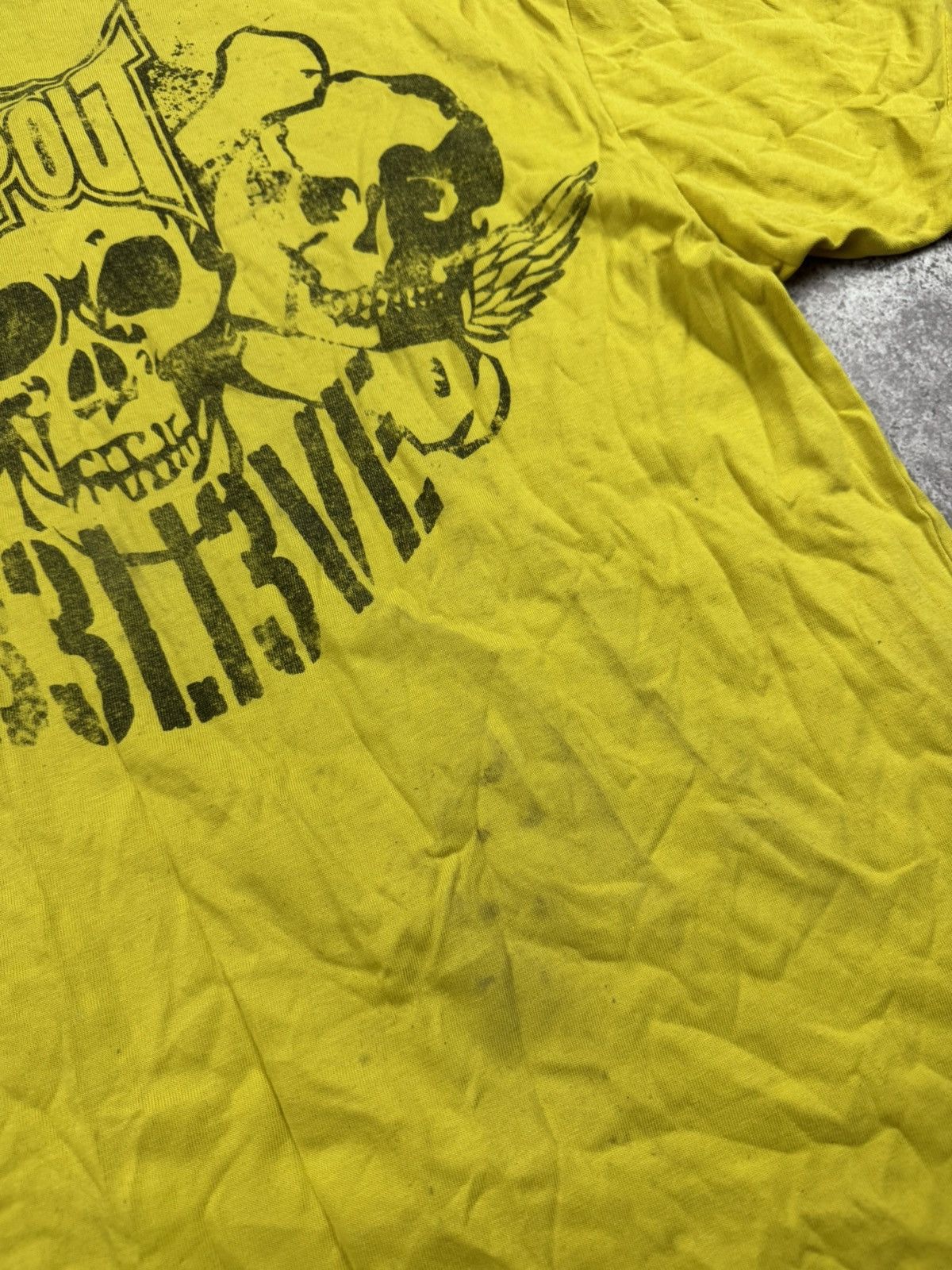 Tapout Crazy vintage y2k TAPOUT grunge skull cyber Affliction shirt Size US S / EU 44-46 / 1 - 9 Thumbnail