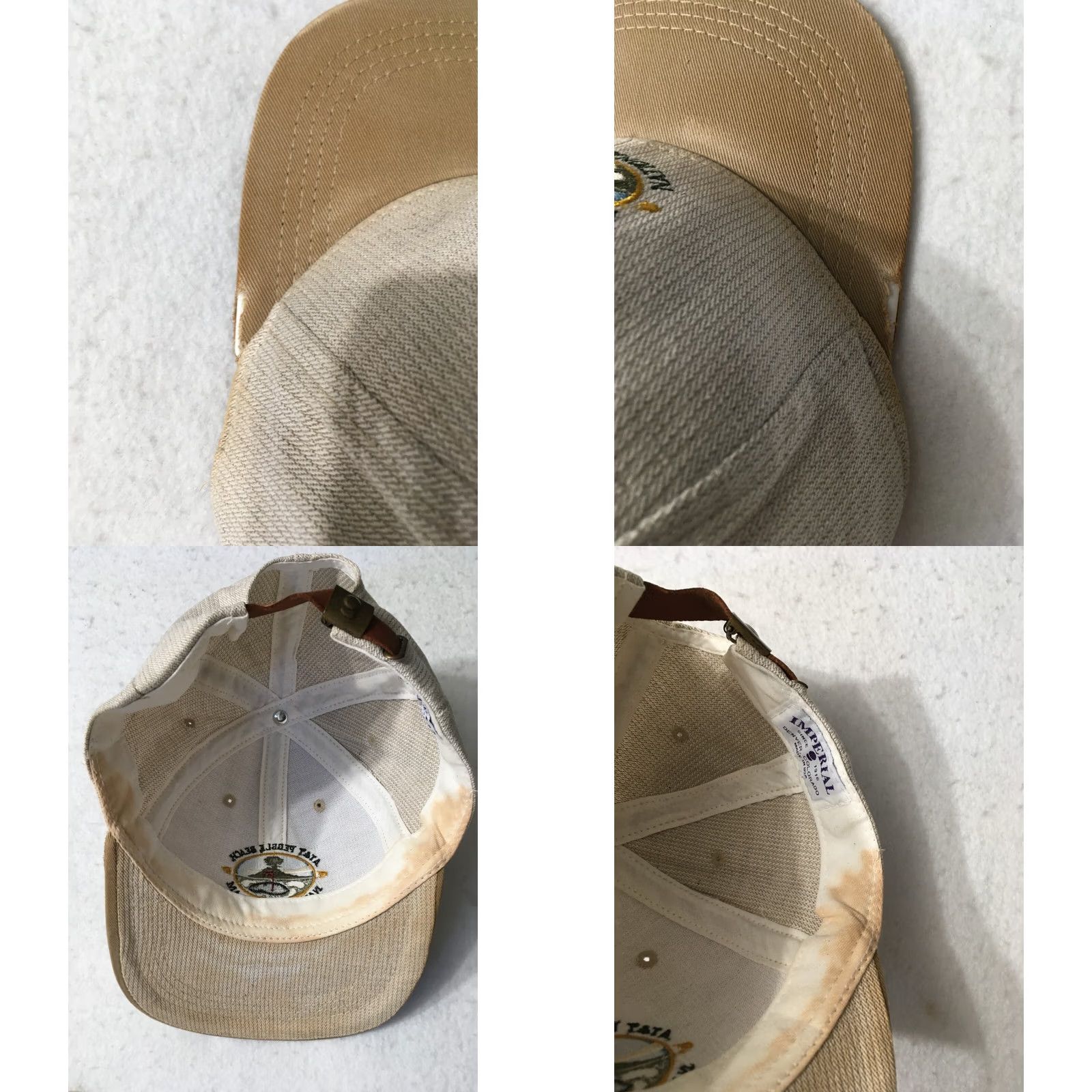 Imperial AT&T Pebble Beach National Pro-Am Hat 1997 official with staff badge Size ONE SIZE - 8 Thumbnail