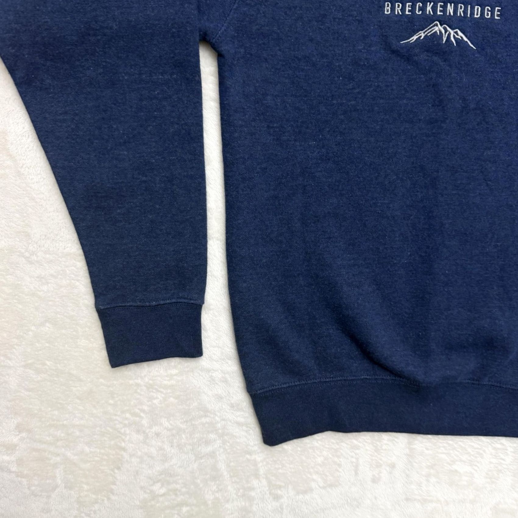 CO Outfitter Trading Co Sweatshirt Mens XS Blue Colorado Breckenridge Crewneck Pullover Graphic Print Embroidered Fleece All Seasons Sweatshirt Crewneck Size US XS / EU 42 / 0 - 6 Thumbnail