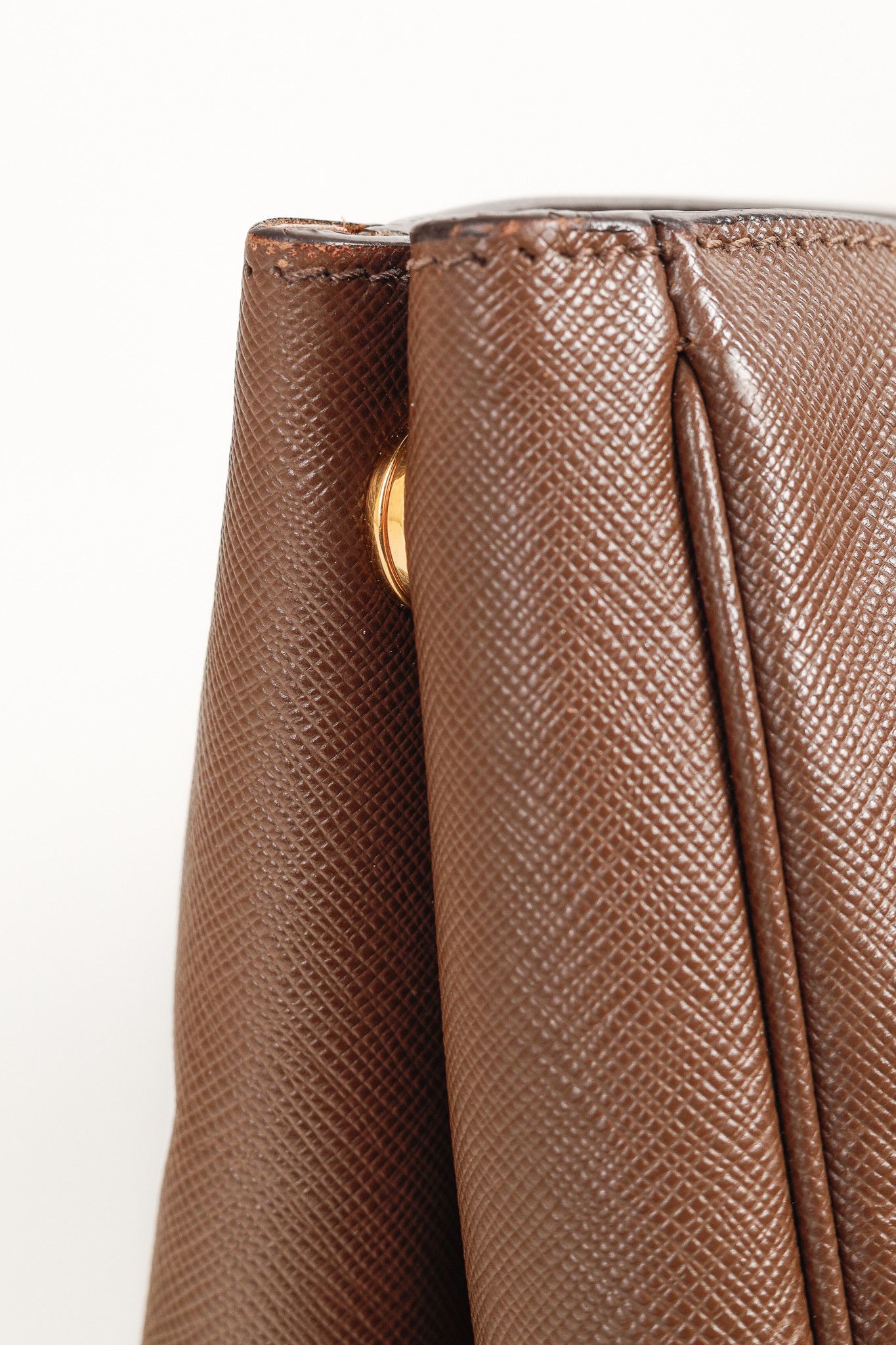 Prada Prada Galleria Medium Brown Saffiano Leather Tote Size ONE SIZE - 12 Thumbnail