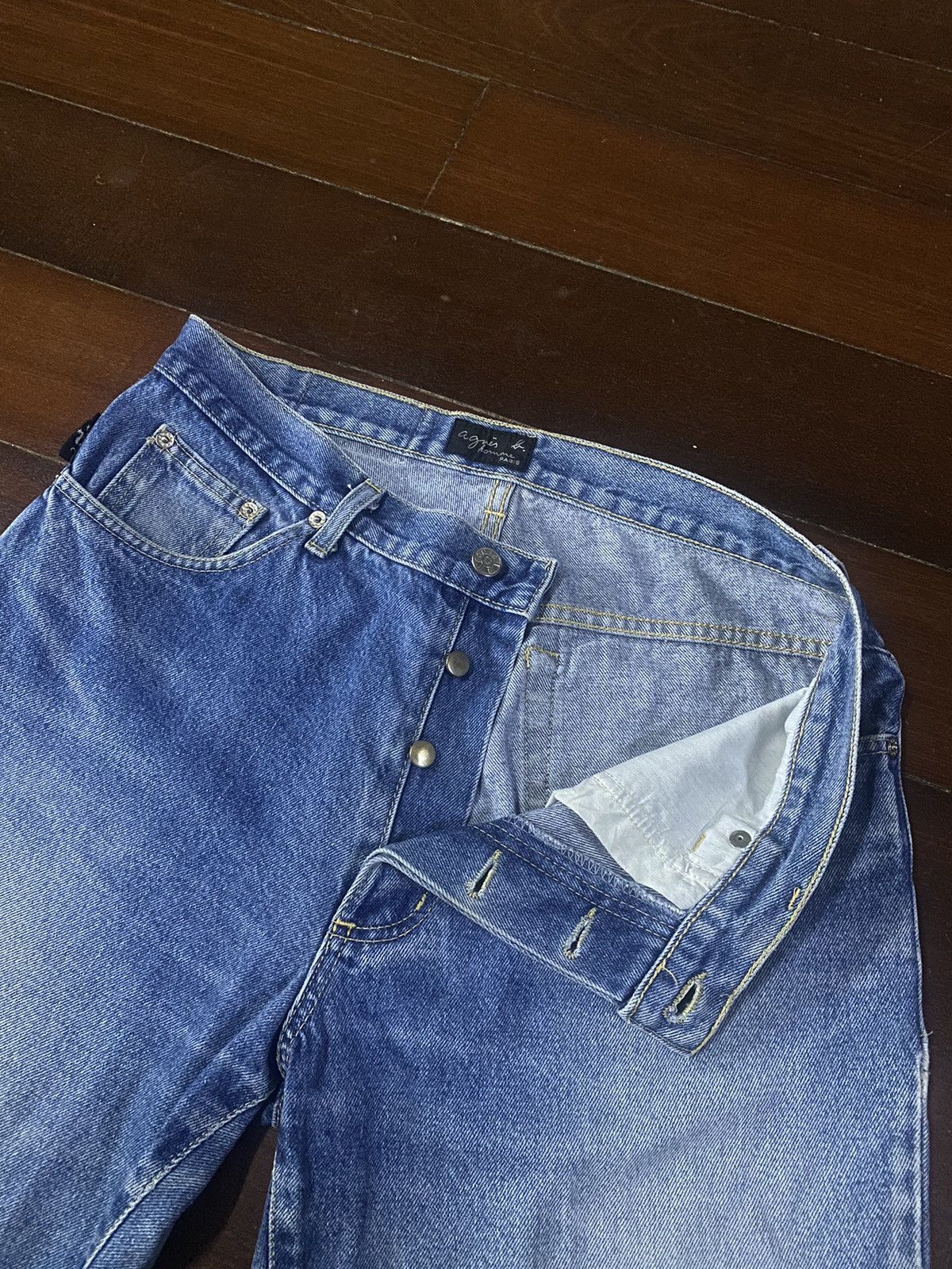 agnes b. FIRE 🔥 vintage 90s AGNES B flare jeans nice faded Size US 34 / EU 50 - 12 Thumbnail