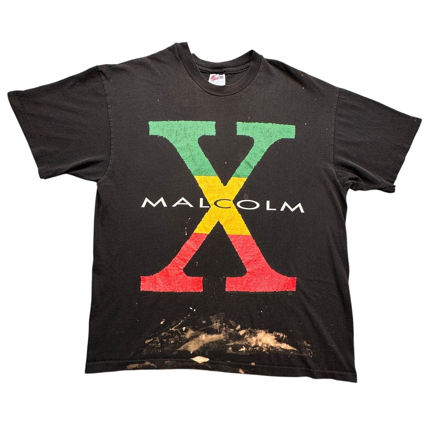Hanes Vintage 1992 Malcolm X Spike Lee Movie Film T-Shire Mens XL Size US XL / EU 56 / 4 - 1 Thumbnail