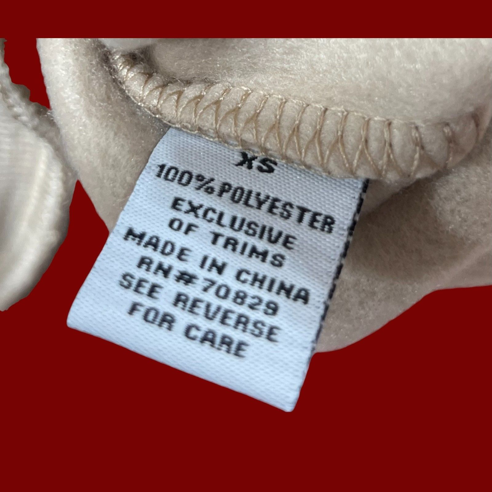 rue21 Rue 21 - Unisex Long Sleeve Hooded Sweat - Beige - Extra Sma Size US XS / EU 42 / 0 - 9 Thumbnail