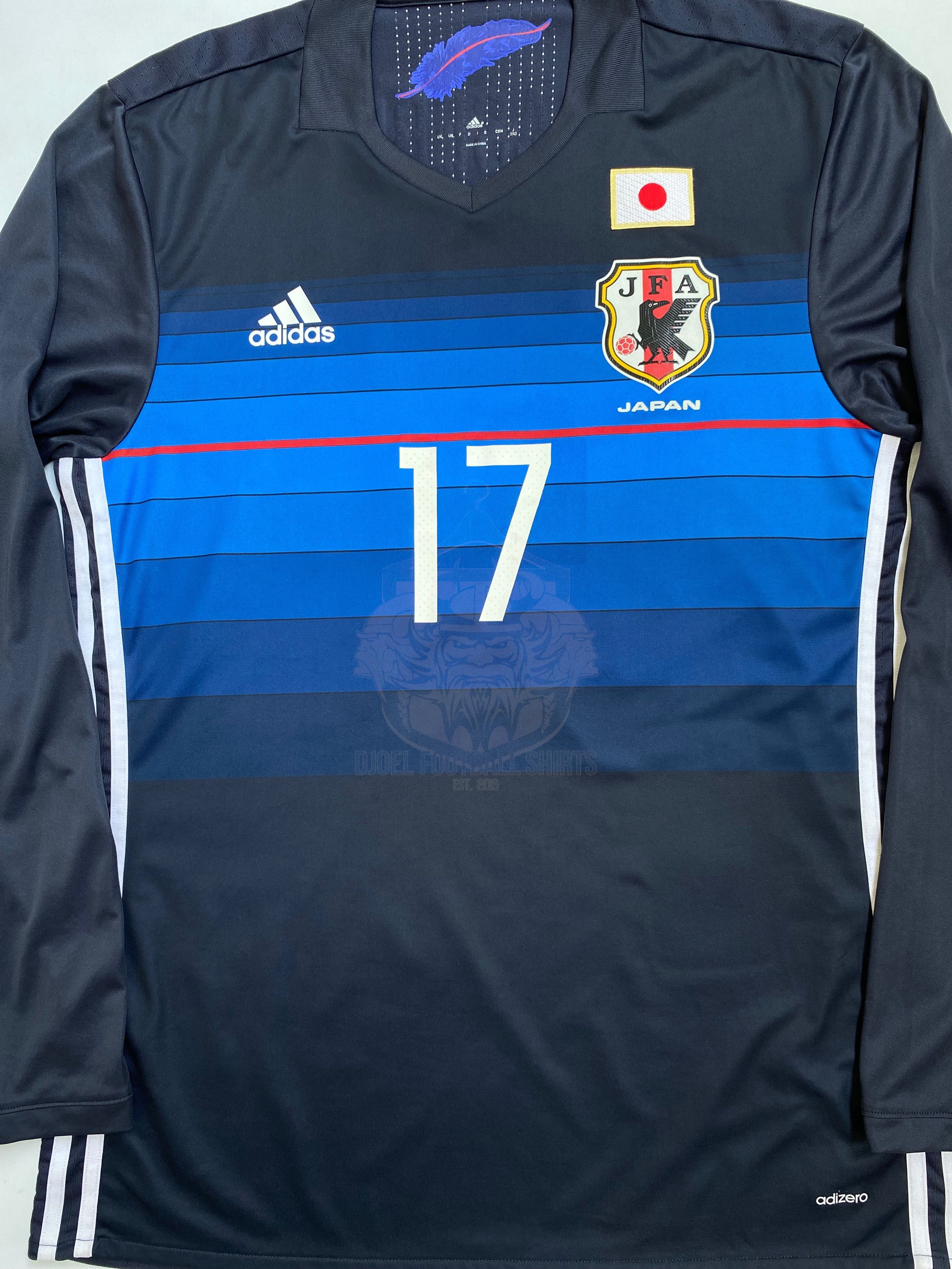 Adidas Japan 2016 Home Player Issue L/S Makoto HASEBE #17 Adizero Size US L / EU 52-54 / 3 - 3 Thumbnail