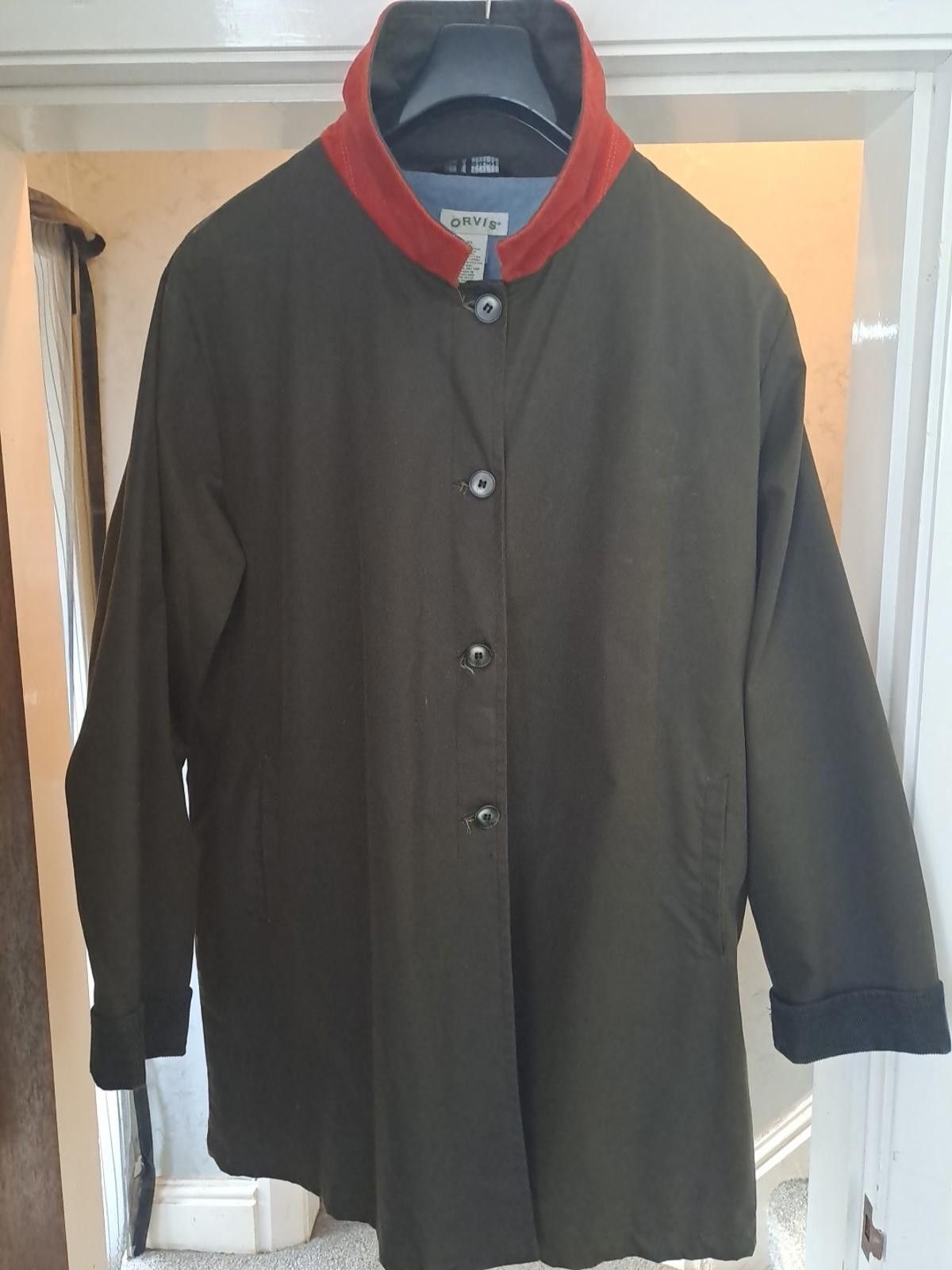 Orvis Orvis Wax Coat Ladies Size Xl 18/22 Olive Green england made Size XL / US 12-14 / IT 48-50 - 2 Thumbnail