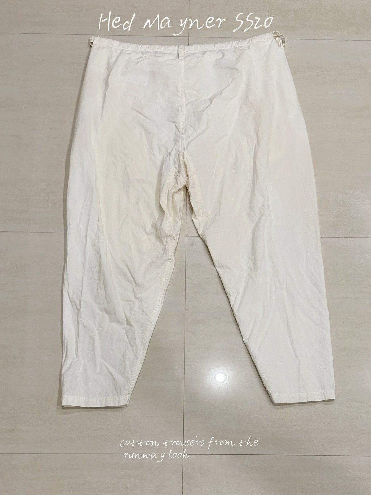 Hed Mayner Hed Mayner SS20 cotton trousers Size US 30 / EU 46 - 3 Thumbnail