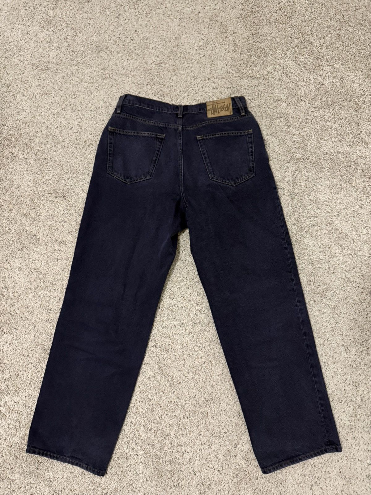 Stussy SIZE 30 BIG OL’ JEAN DENIM Nightshade Size US 30 / EU 46 - 3 Thumbnail