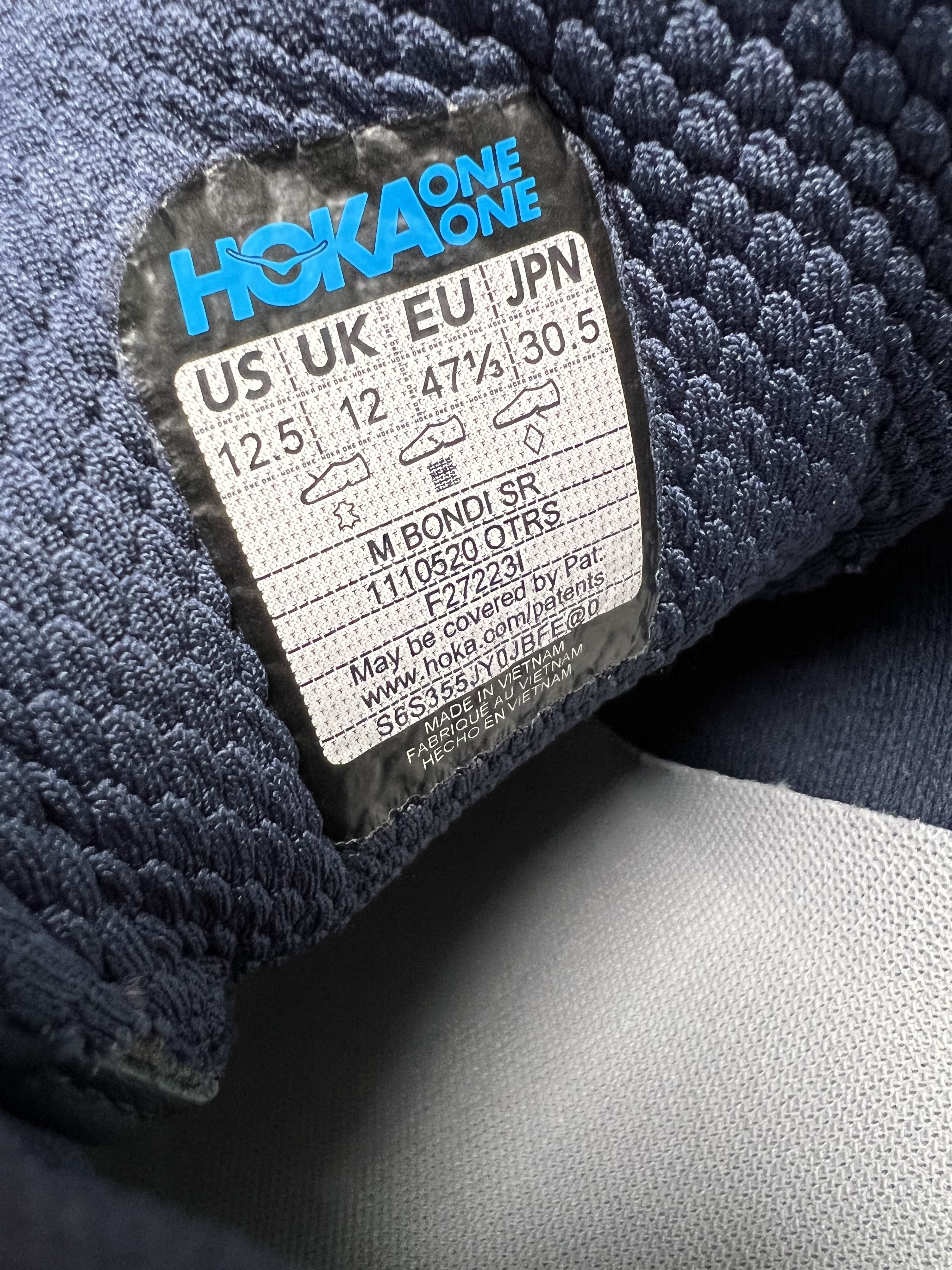 Hoka × Leather Hoka One One Bondi SR Running Shoes Walking Slip Resistant Size US 12.5 / EU 45-46 - 16 Thumbnail