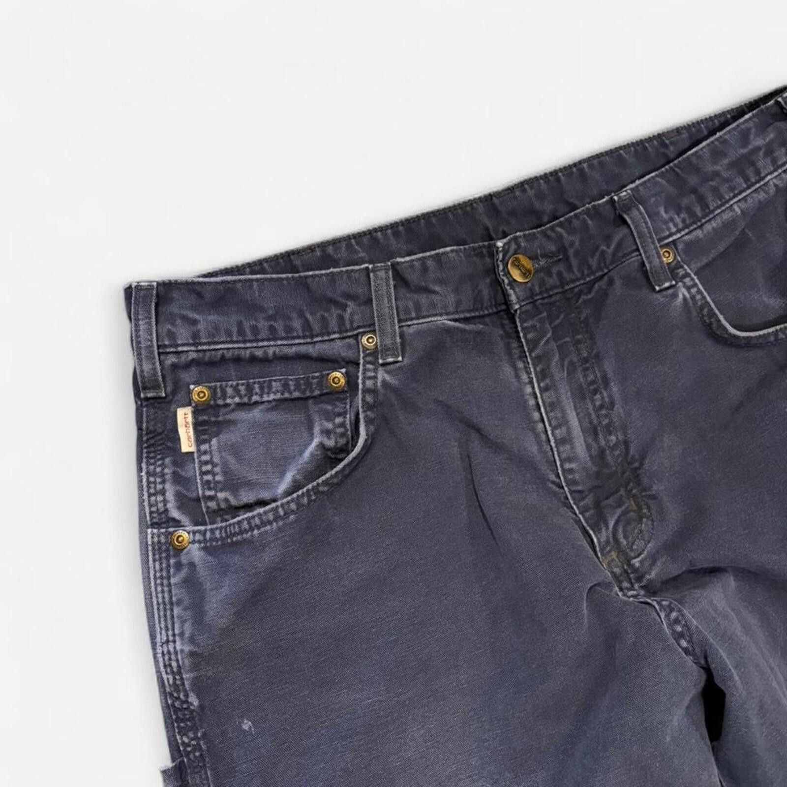 Carhartt Navy Carhartt Loose Fit Dungarees Size US 34 / EU 50 - 4 Thumbnail