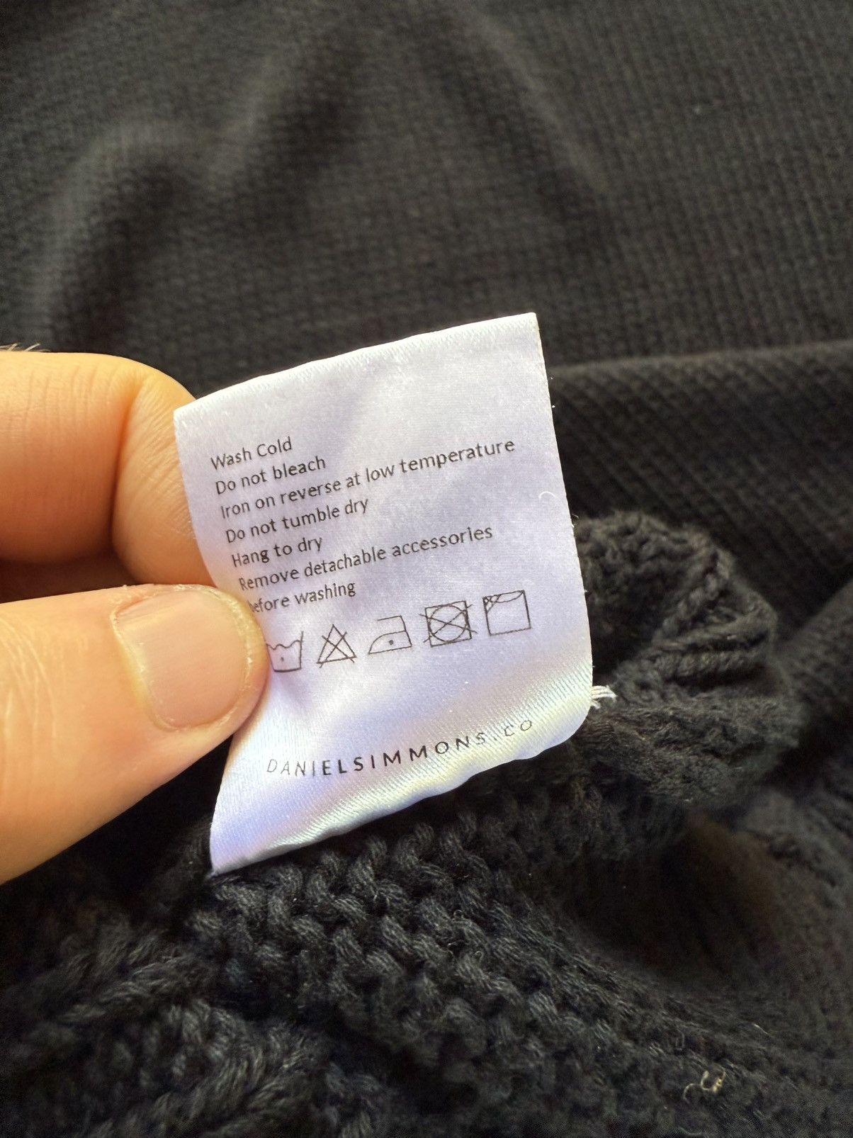 Daniel Simmons Distressed cotton knit sweater Size US L / EU 52-54 / 3 - 5 Thumbnail