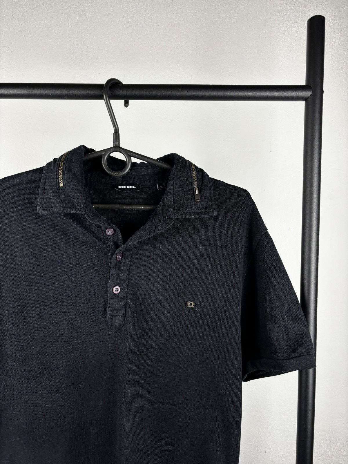 Diesel × Vintage Diesel Vintage Polo Black Small Logo size L Size US L / EU 52-54 / 3 - 2 Thumbnail